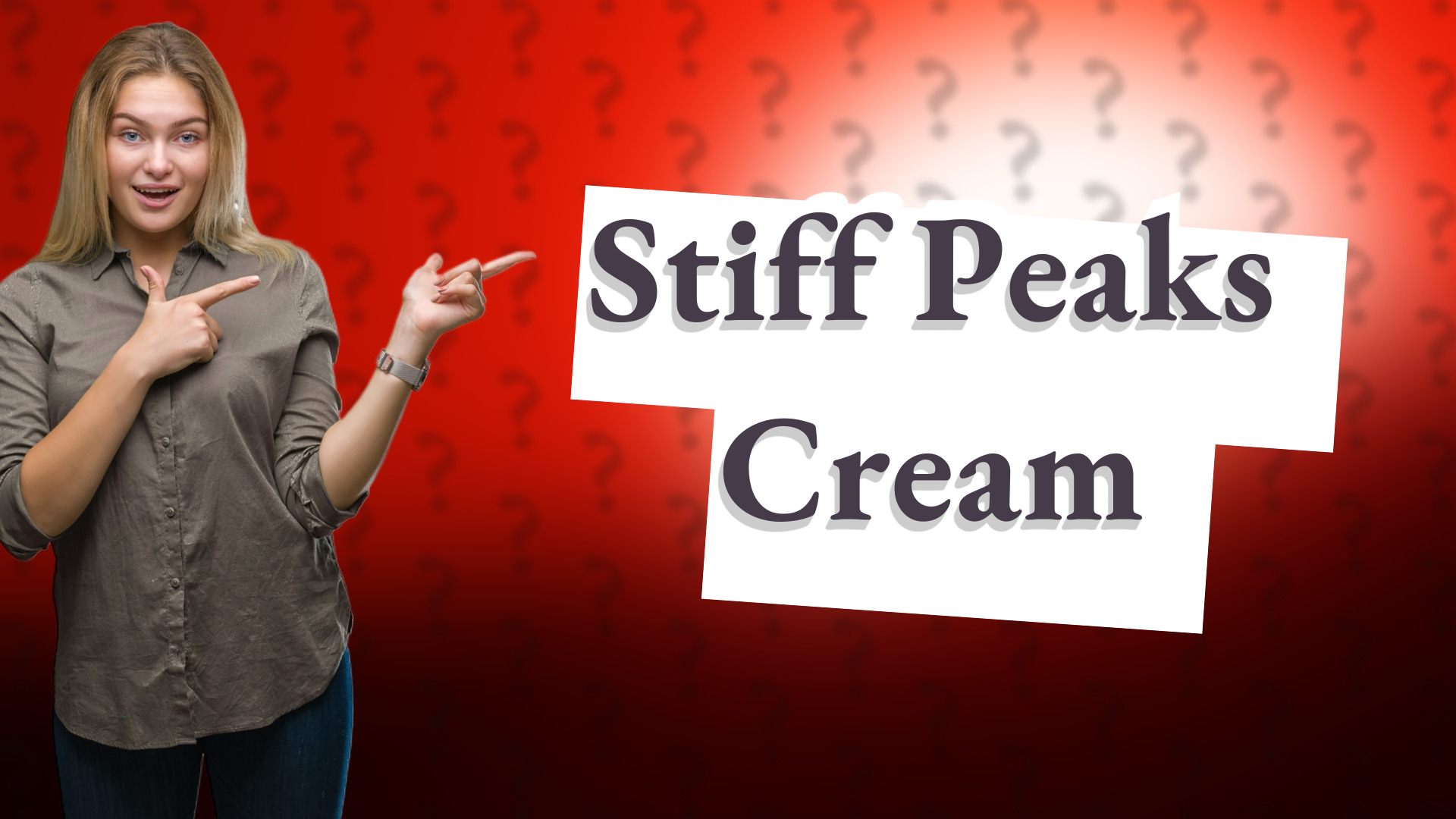 Stiff Peaks Cream