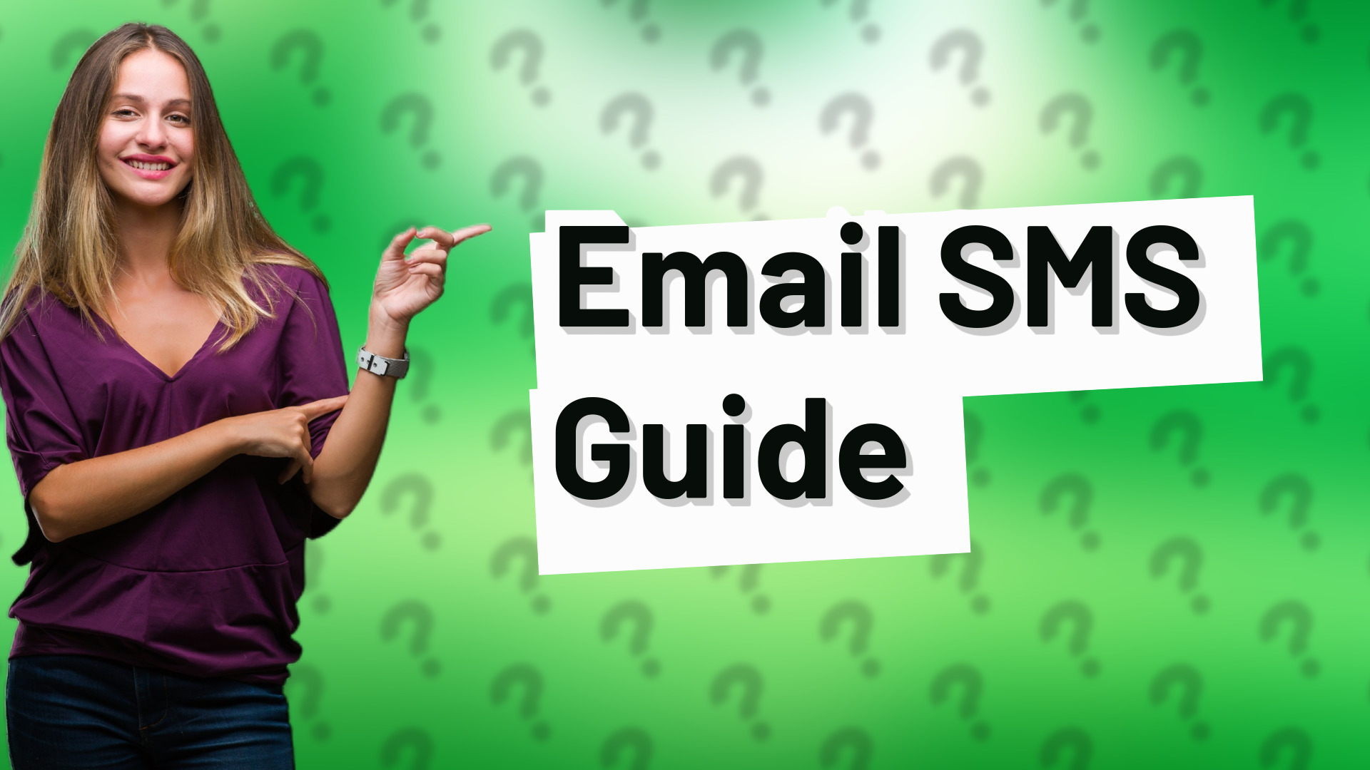 Email SMS Guide