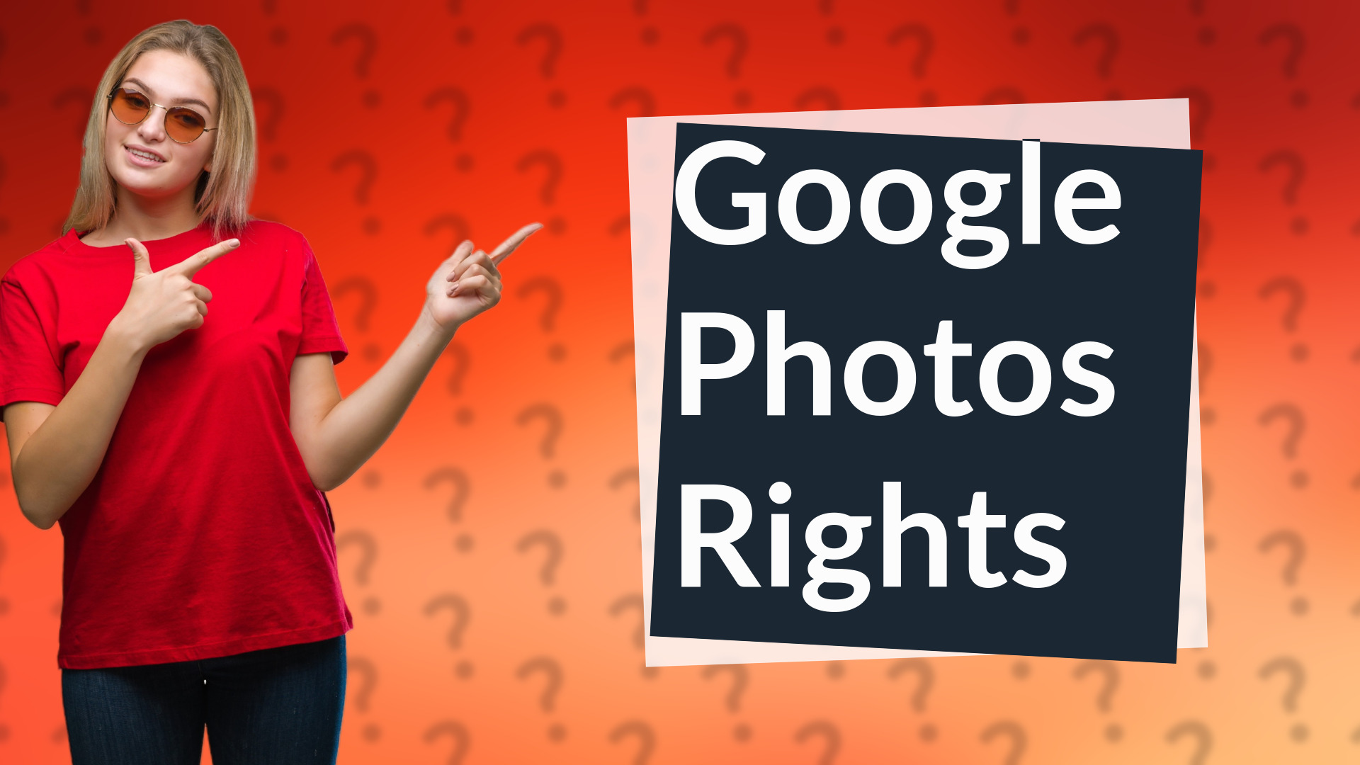 Google Photos Rights