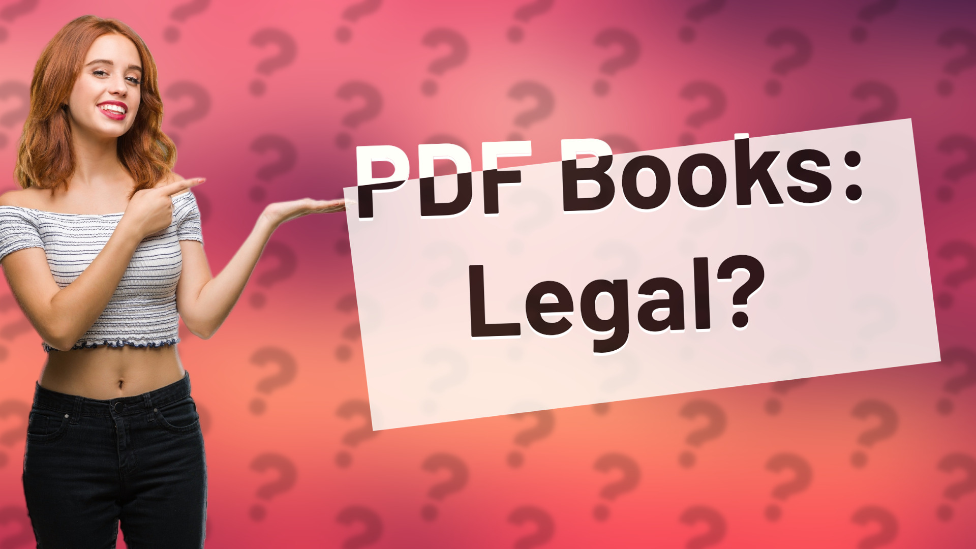 PDF Books: Legal?