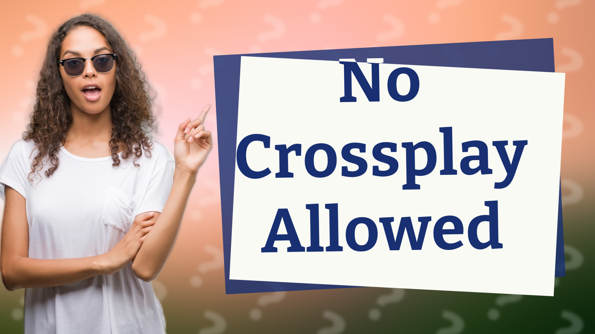No Crossplay Allowed