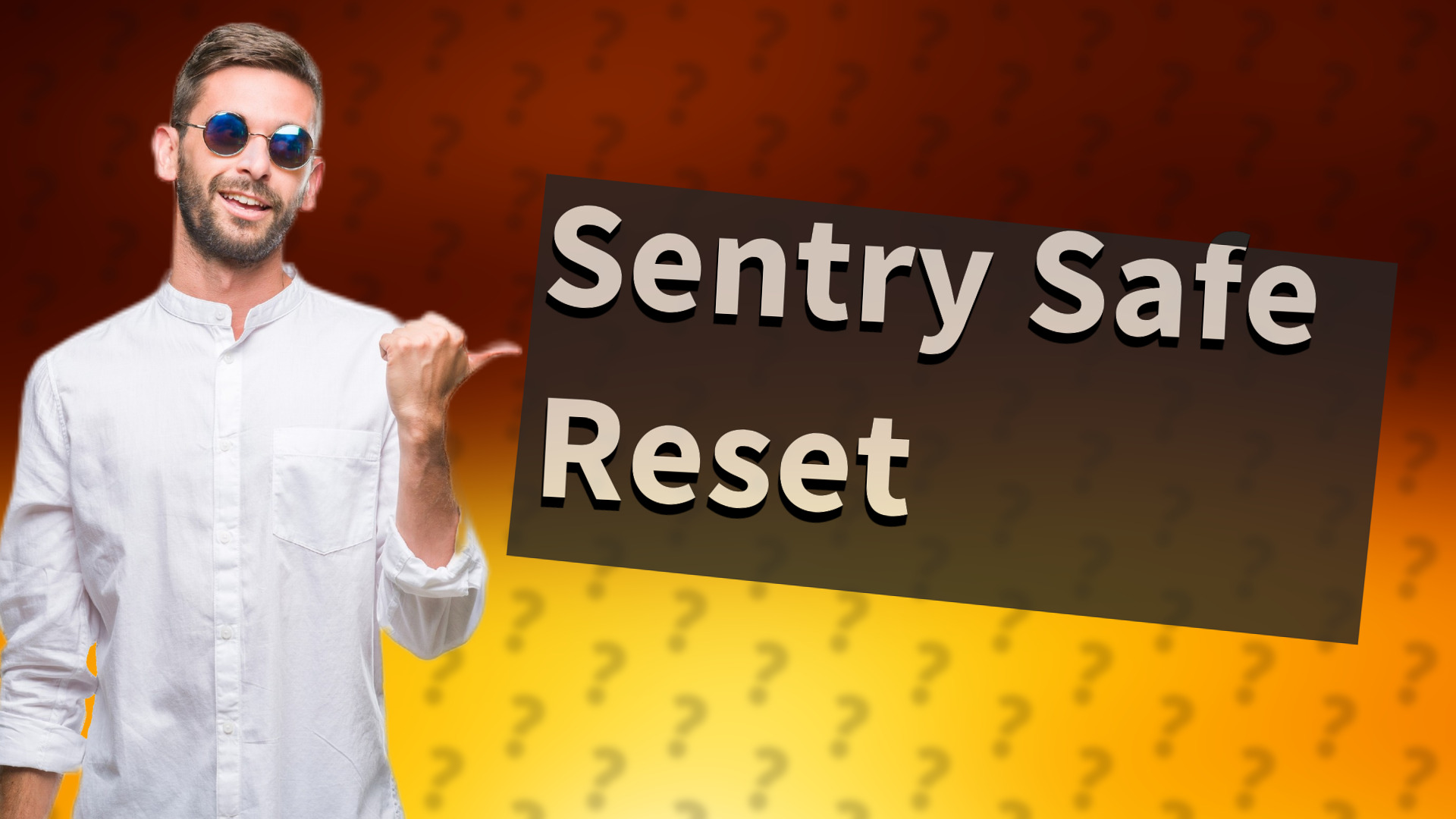 Sentry Safe Reset
