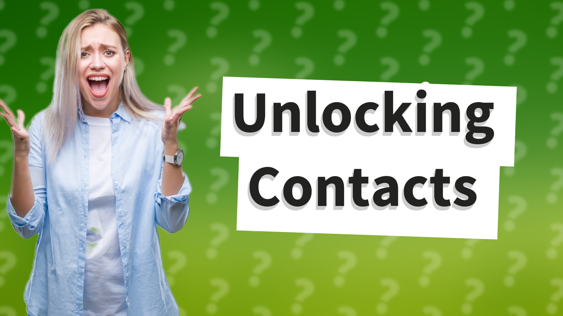 Unlocking Contacts