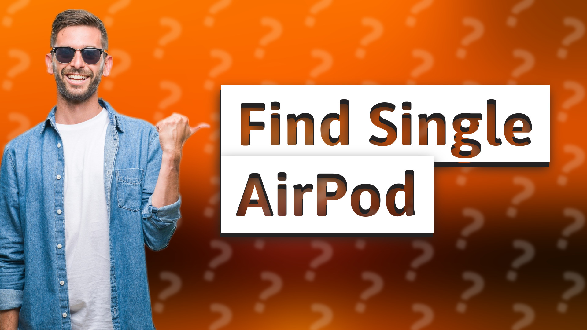 Find Single AirPod