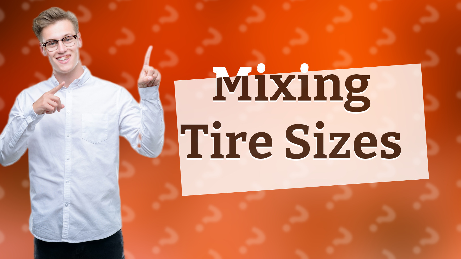 Mixing Tire Sizes