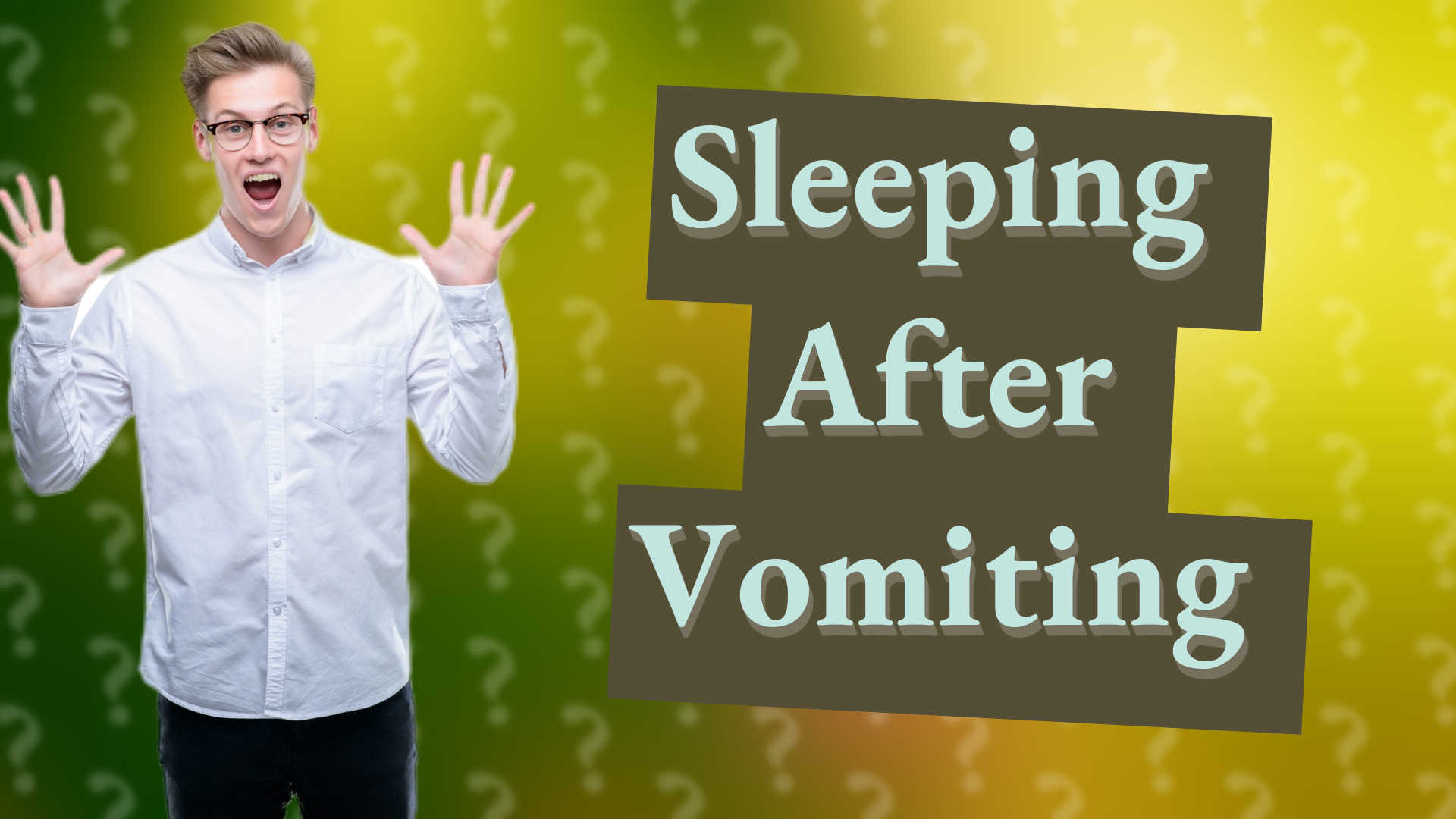 Sleeping After Vomiting