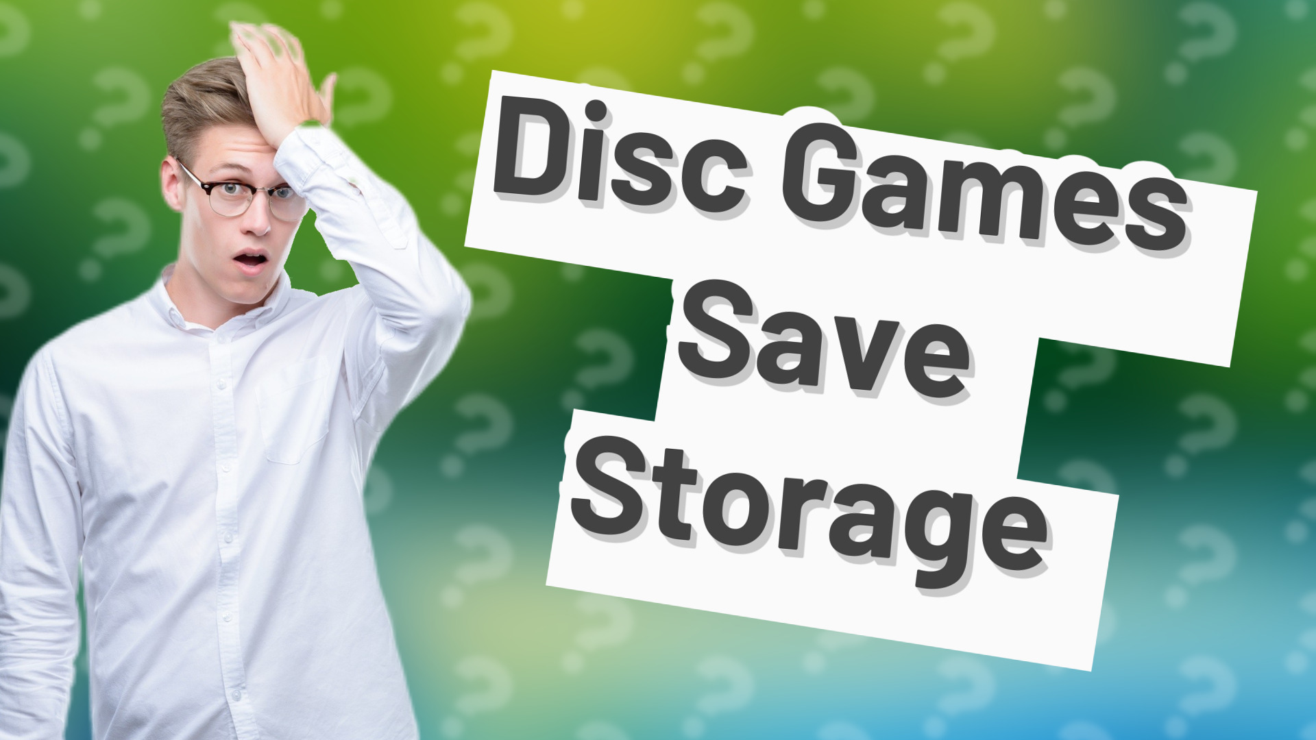Disc Games Save Storage