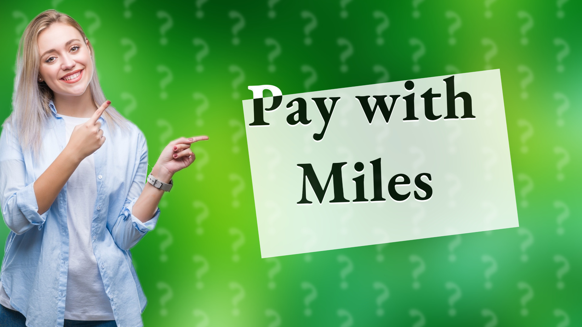 Pay with Miles