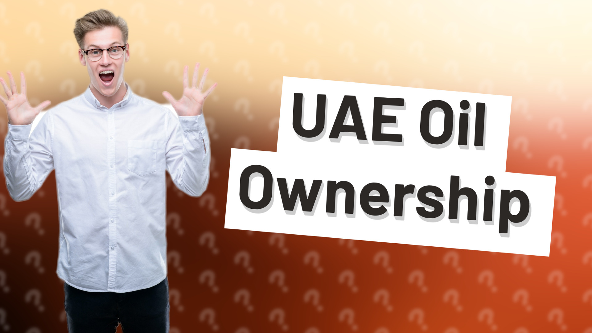 UAE Oil Ownership