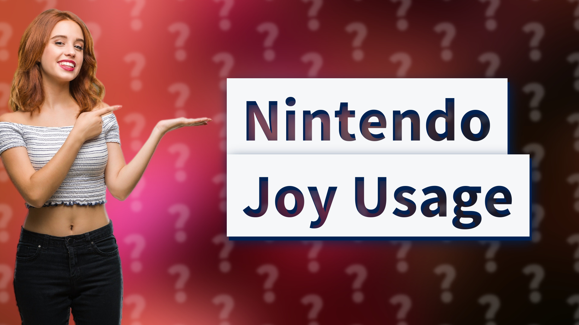 Nintendo Joy Usage