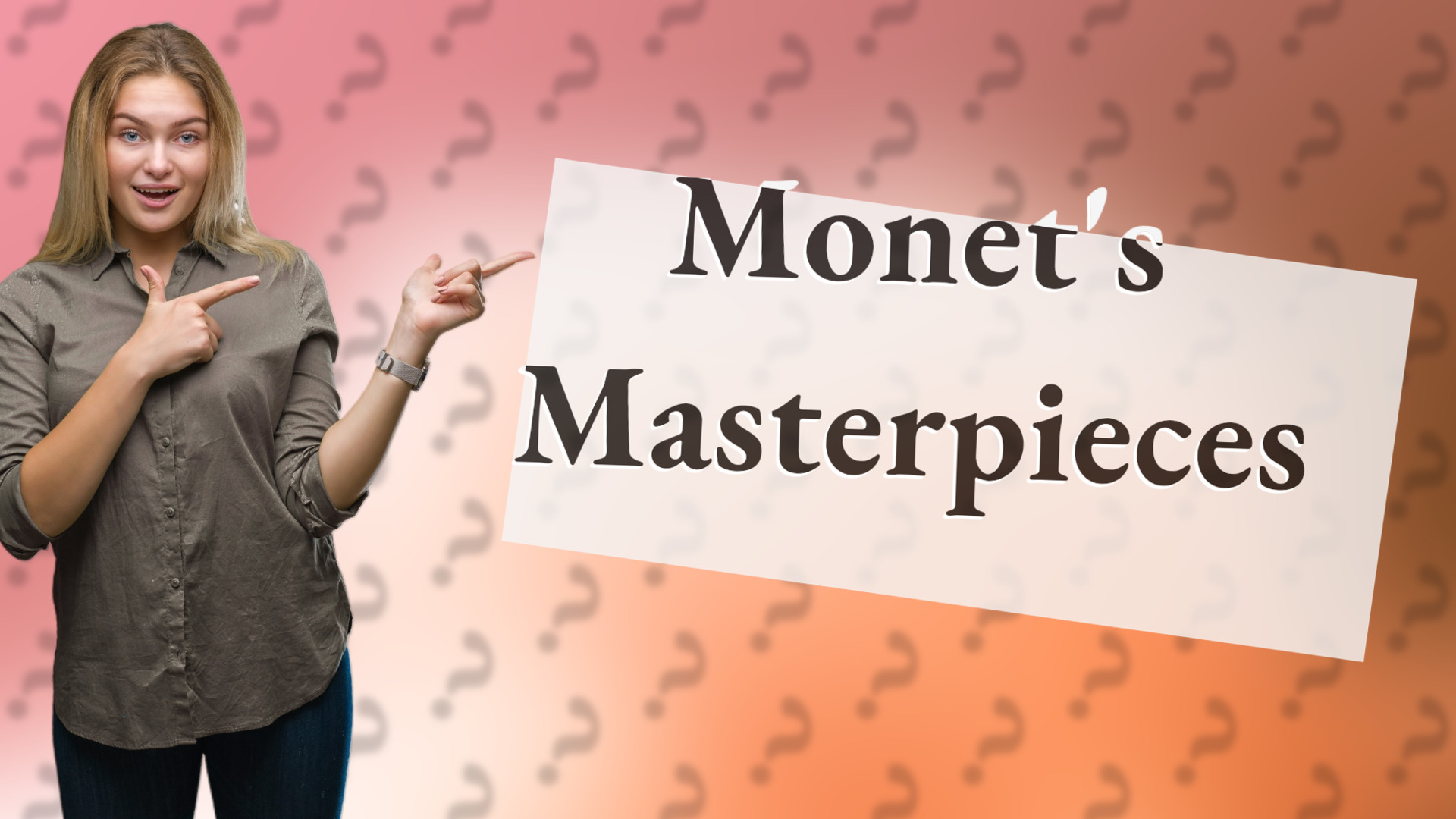 Monet's Masterpieces