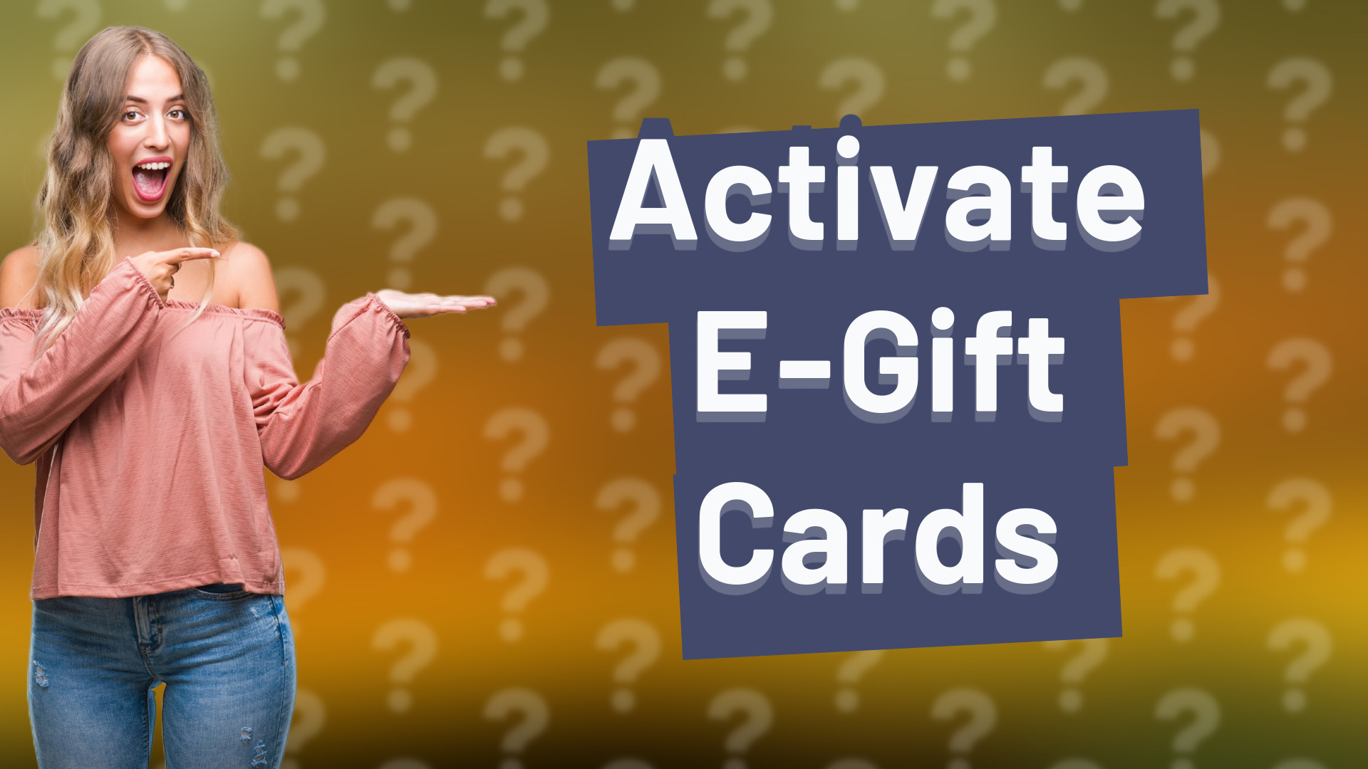 Activate E-Gift Cards
