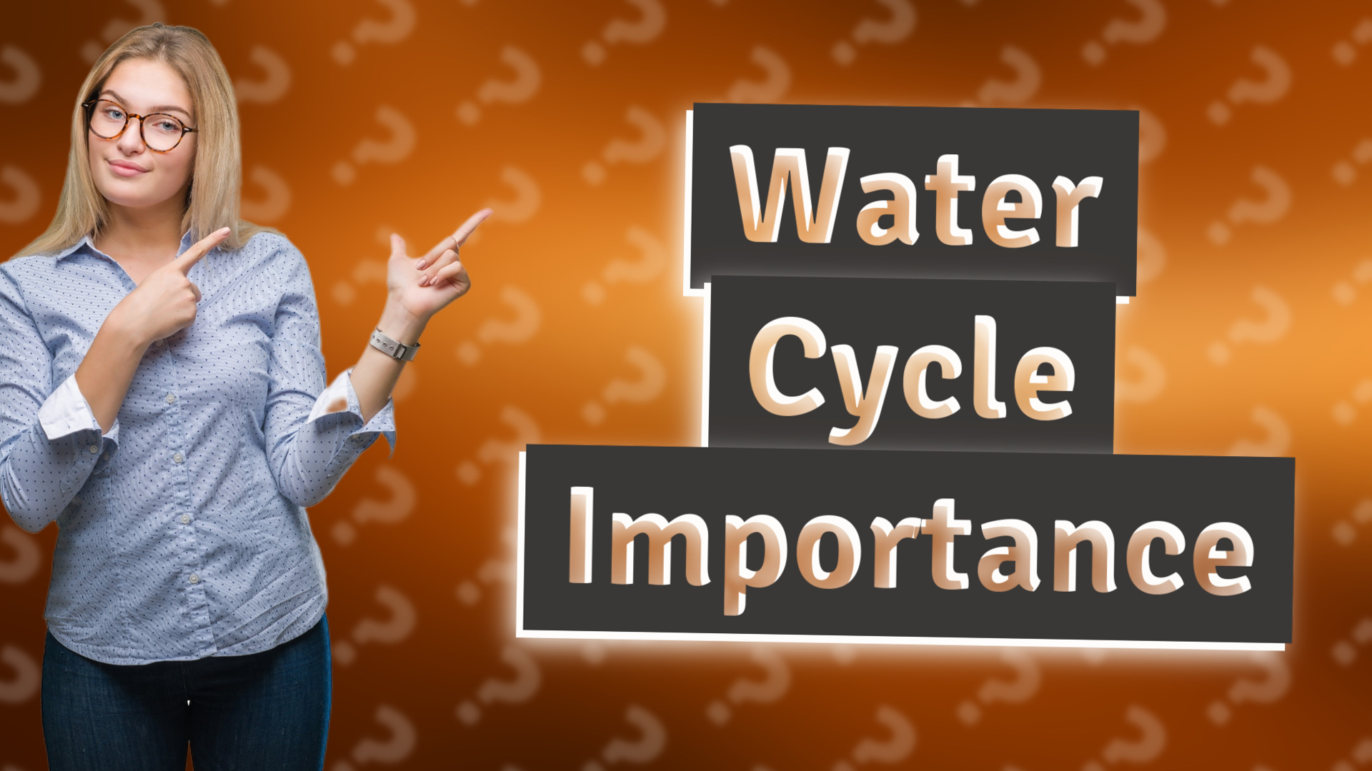 Water Cycle Importance