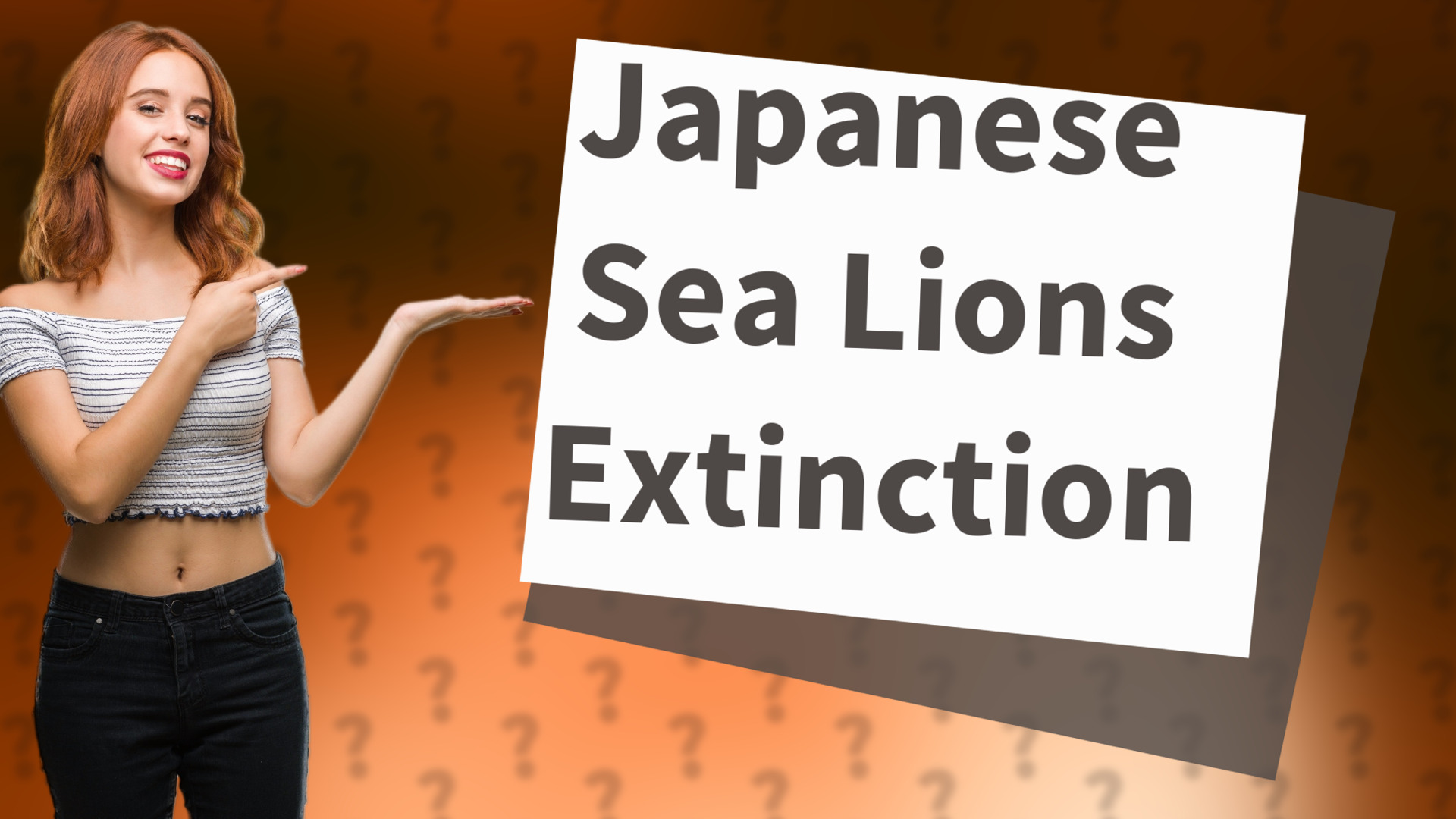 Japanese Sea Lions Extinction