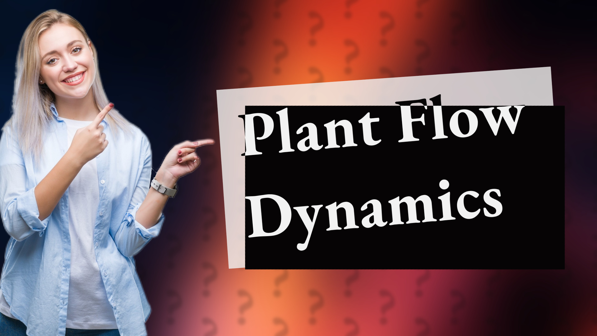 Plant Flow Dynamics