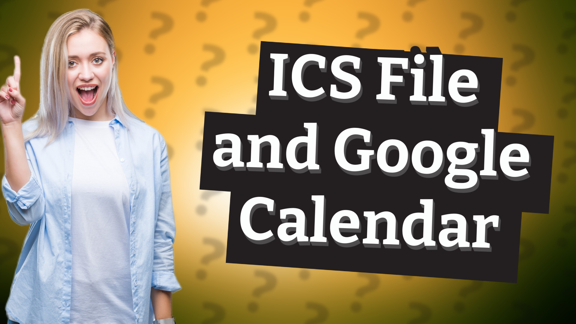 ICS File and Google Calendar