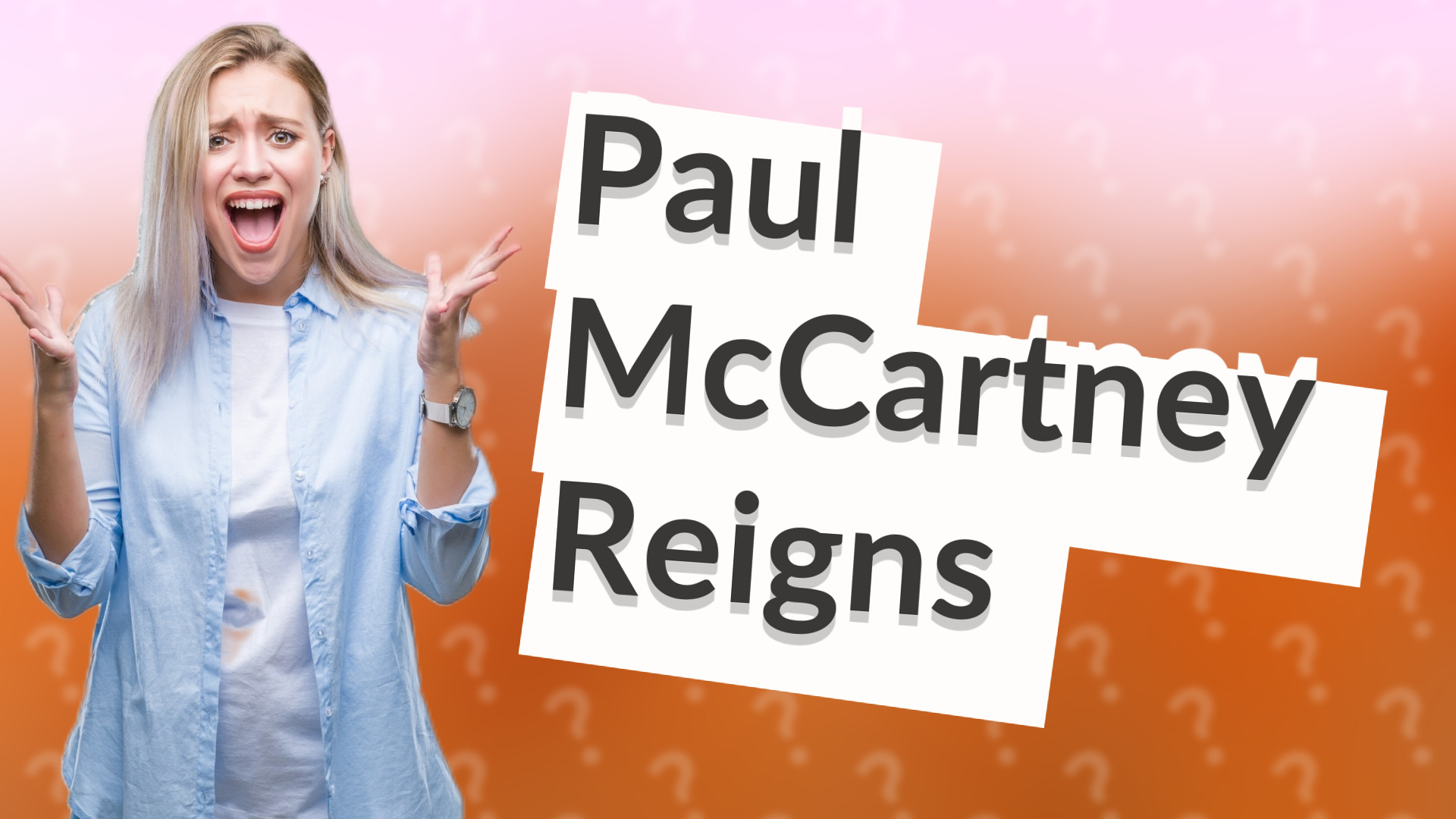 Paul McCartney Reigns