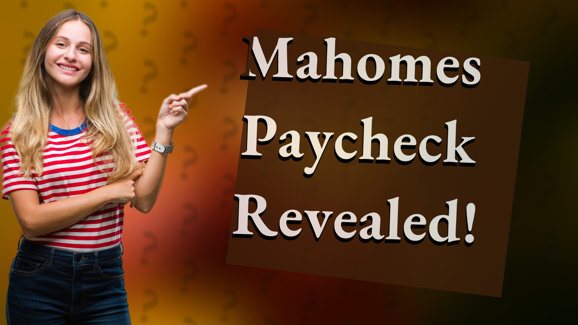 Mahomes Paycheck Revealed!