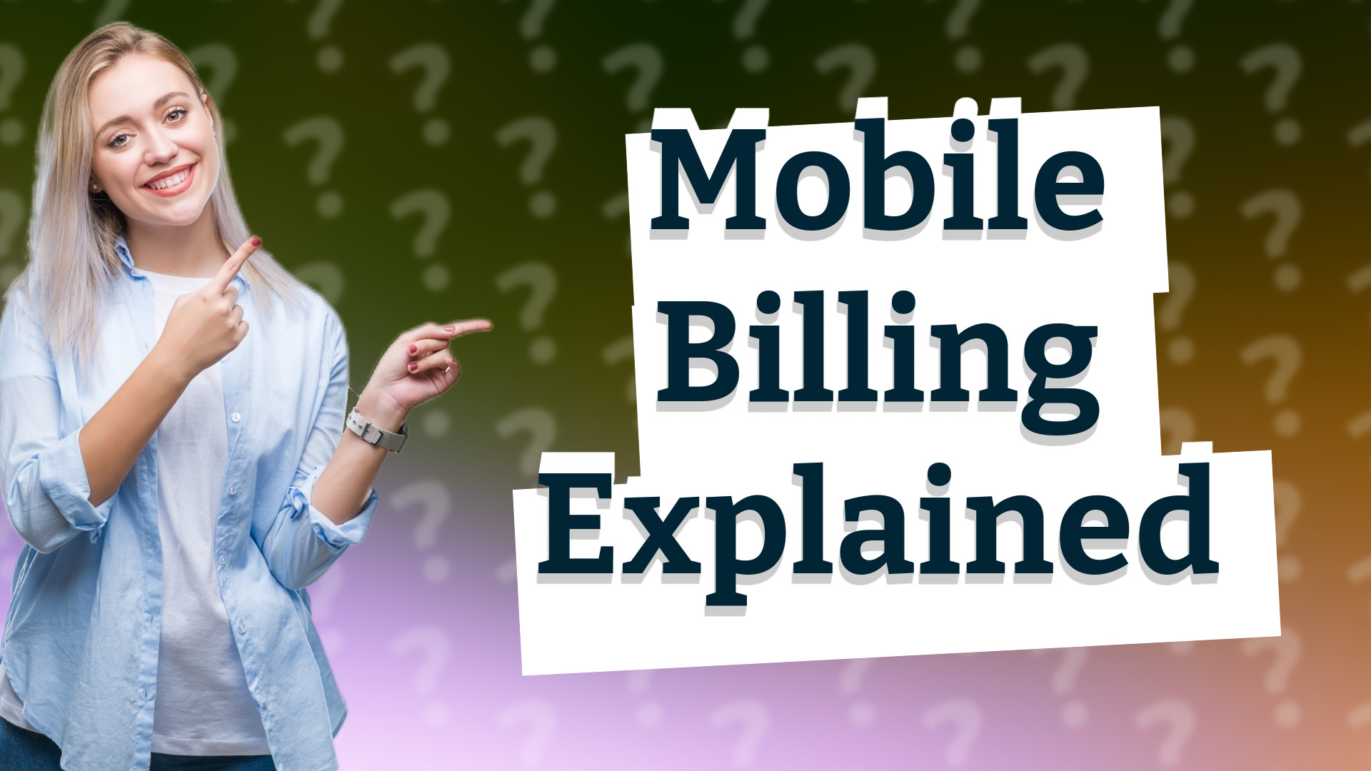 Mobile Billing Explained