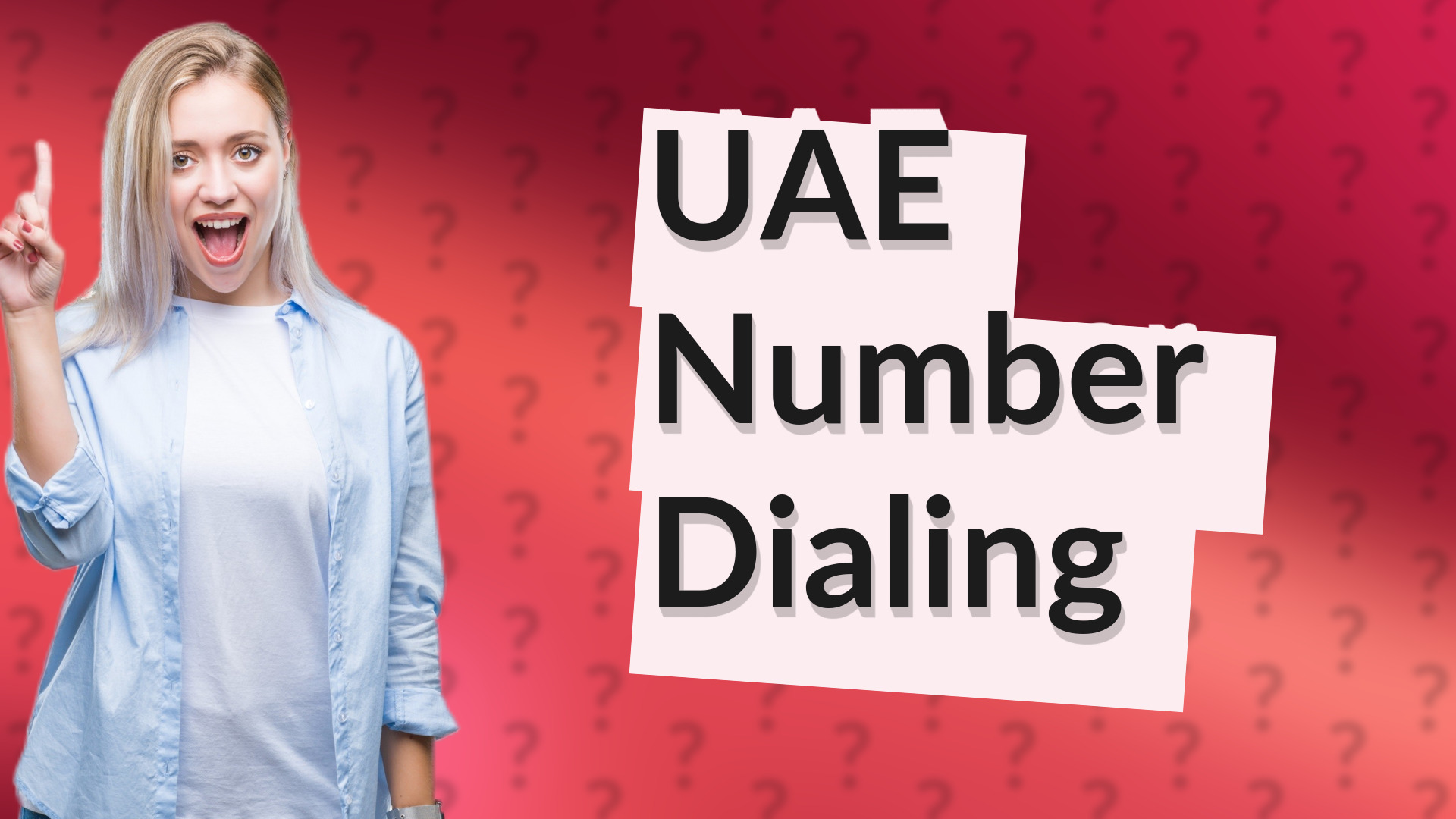 UAE Number Dialing
