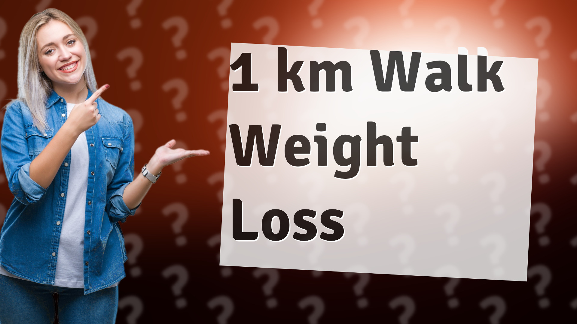 1 km Walk Weight Loss