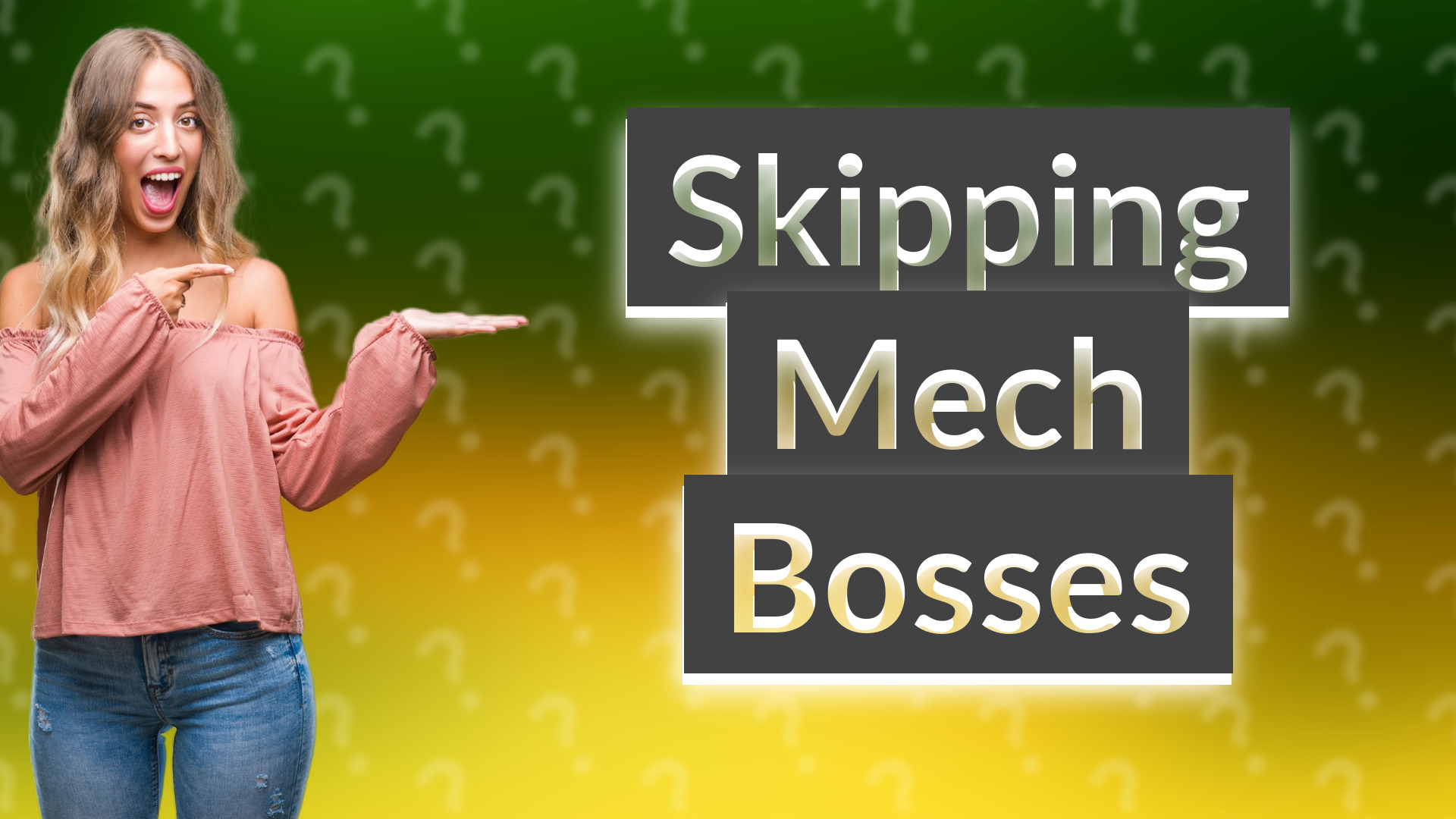 Skipping Mech Bosses