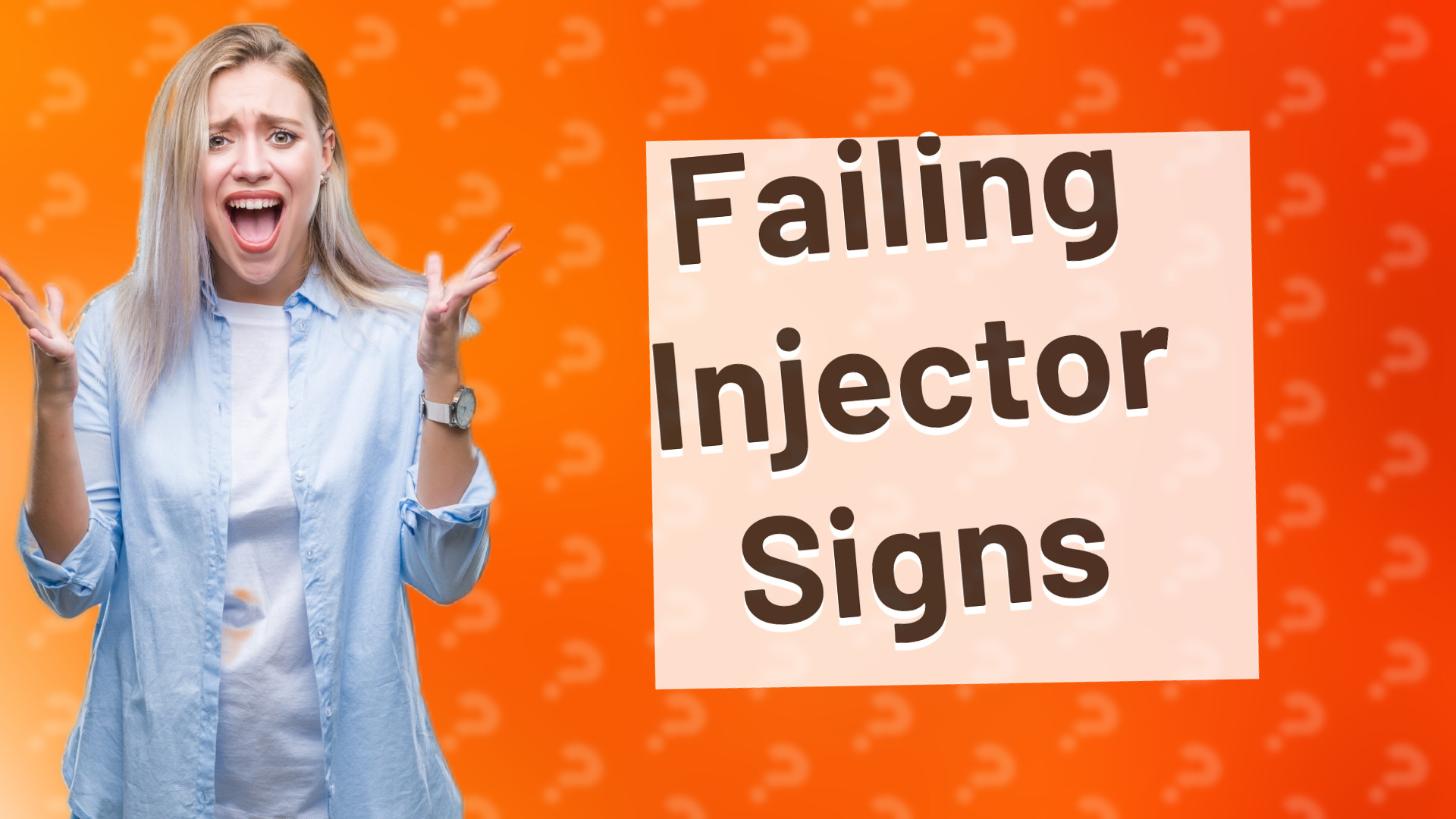 Failing Injector Signs