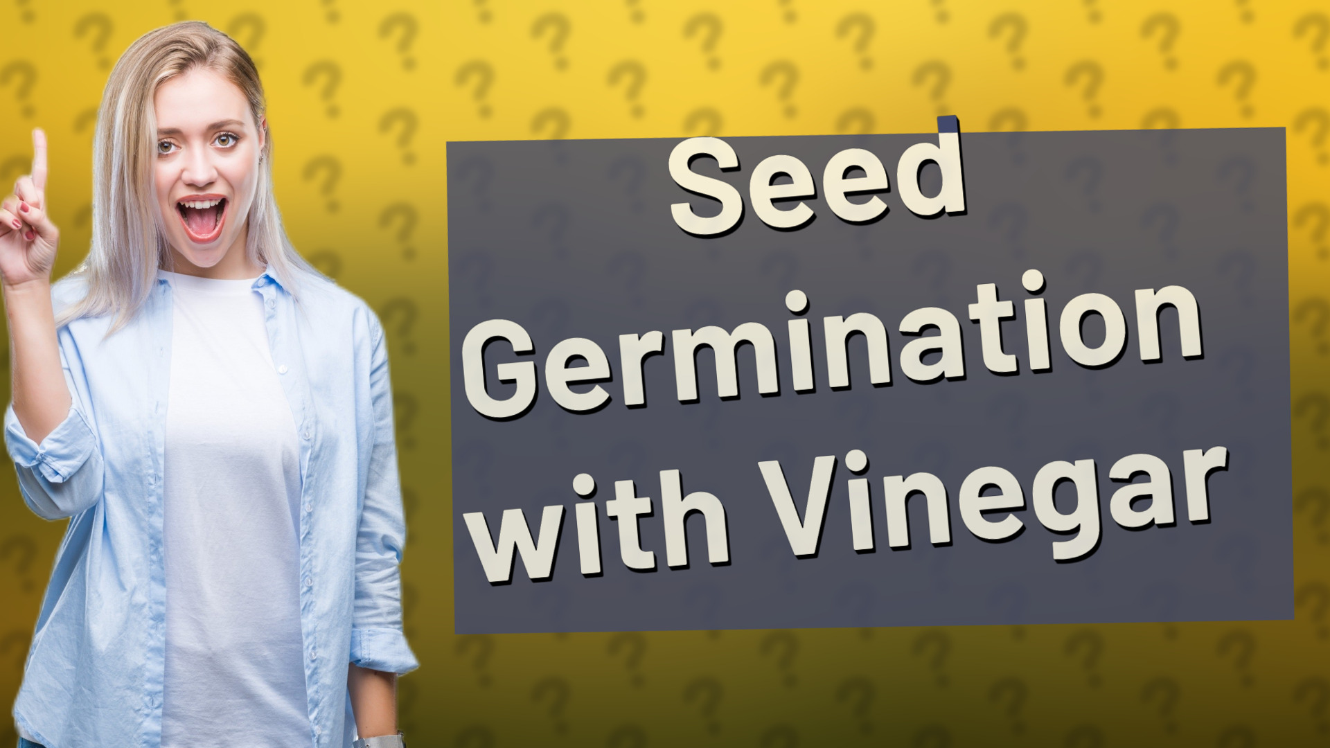 Seed Germination with Vinegar