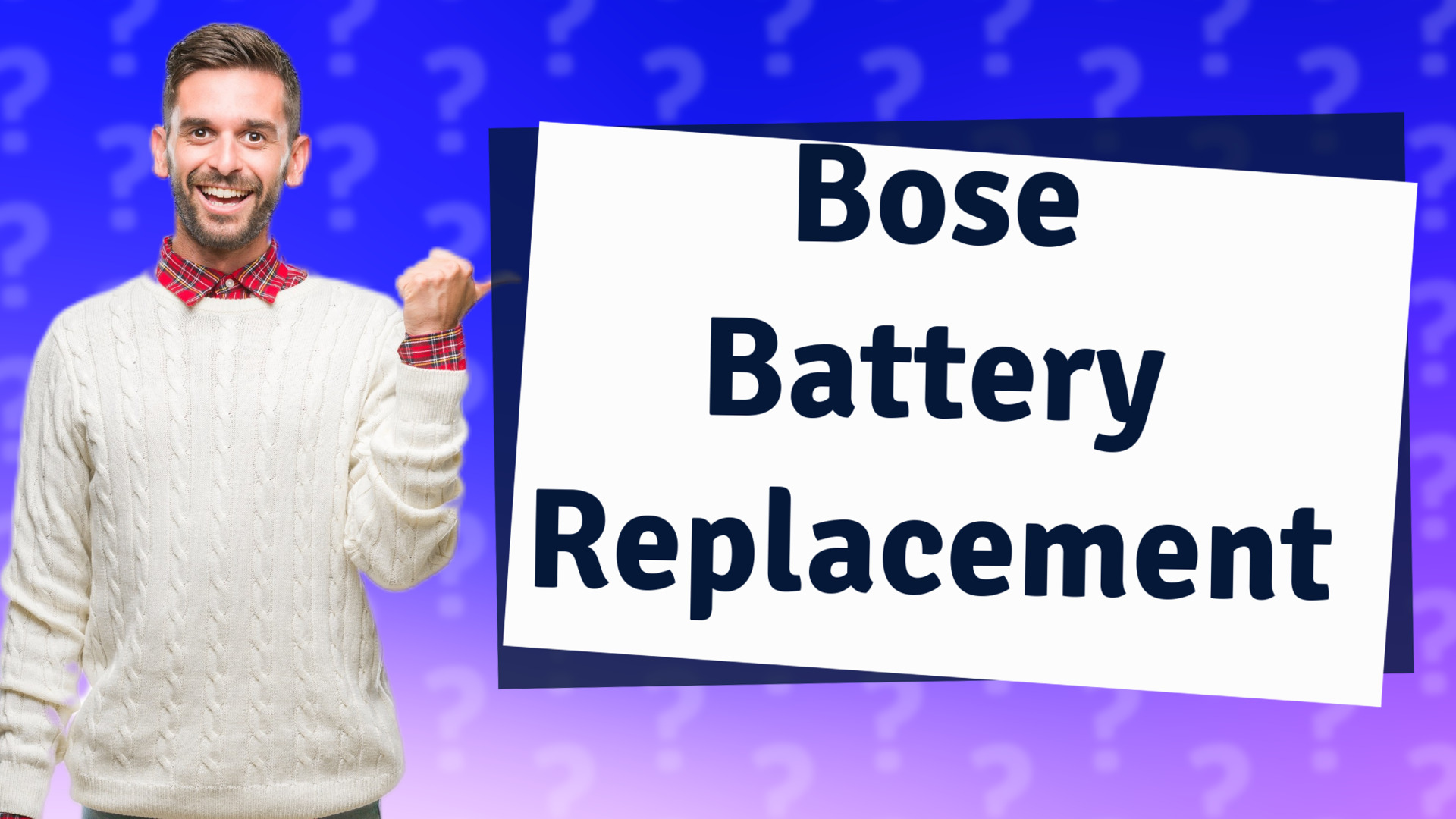 Bose Battery Replacement