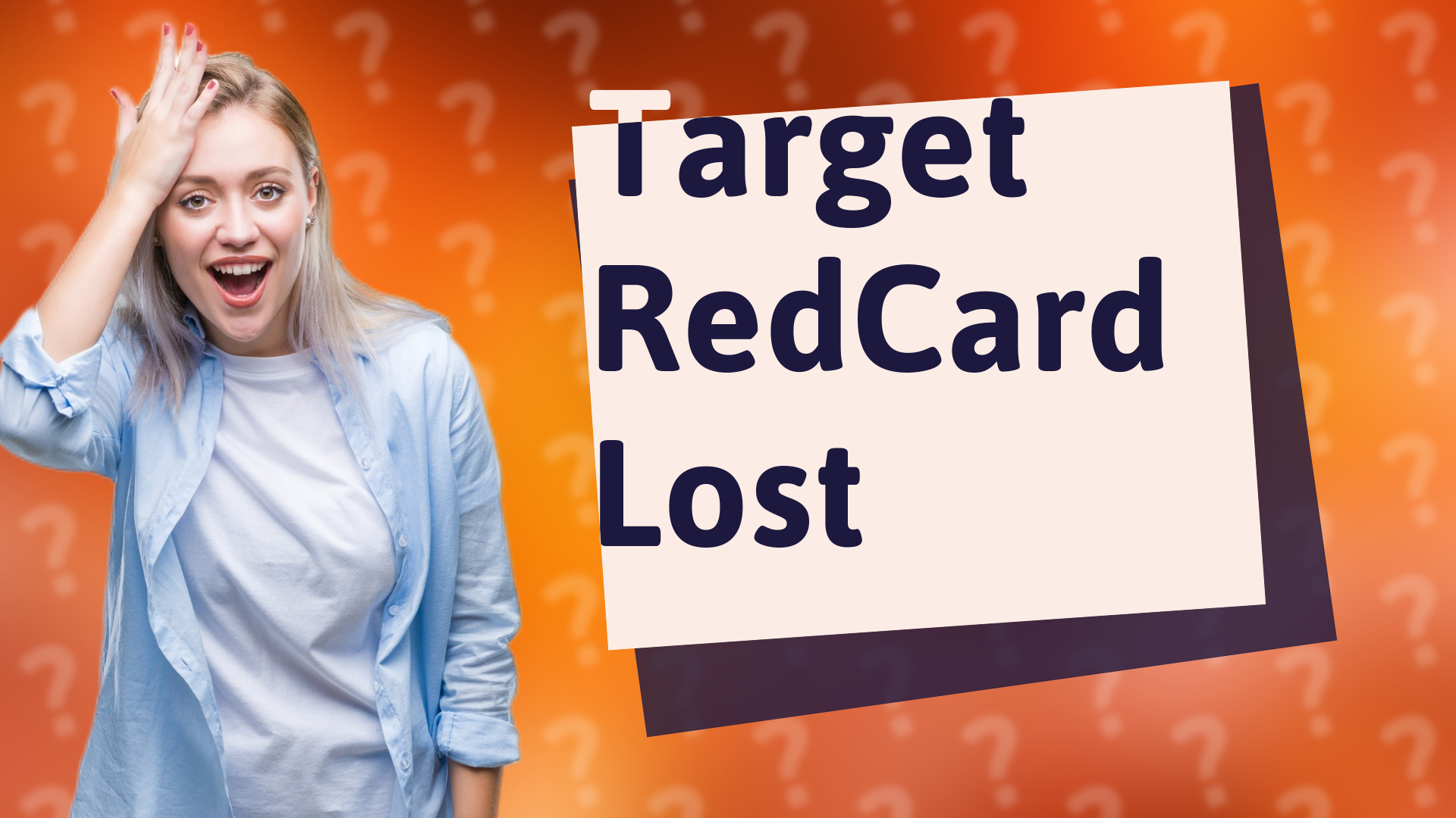 Target RedCard Lost