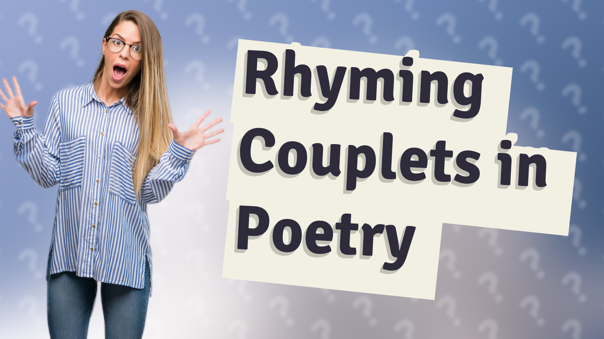 Rhyming Couplets in Poetry