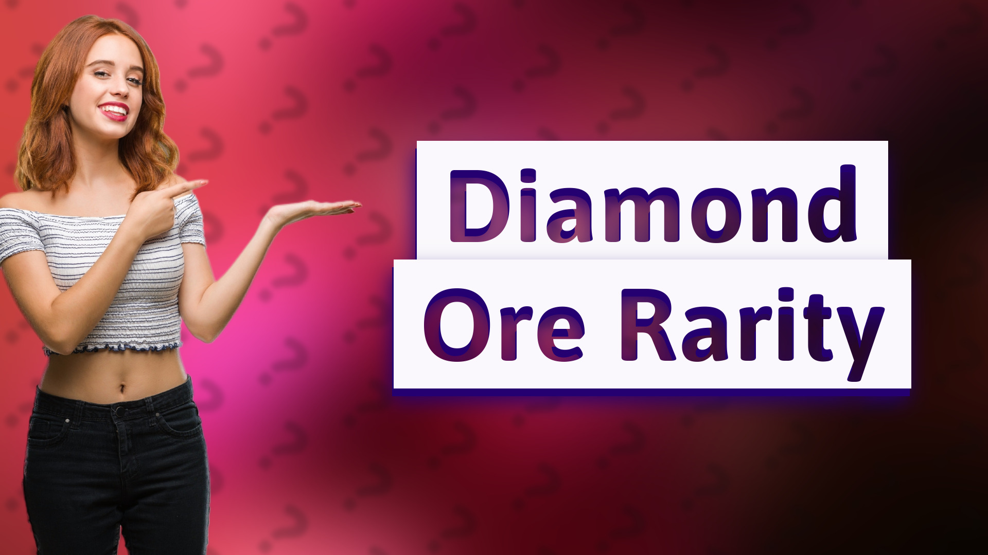 Diamond Ore Rarity
