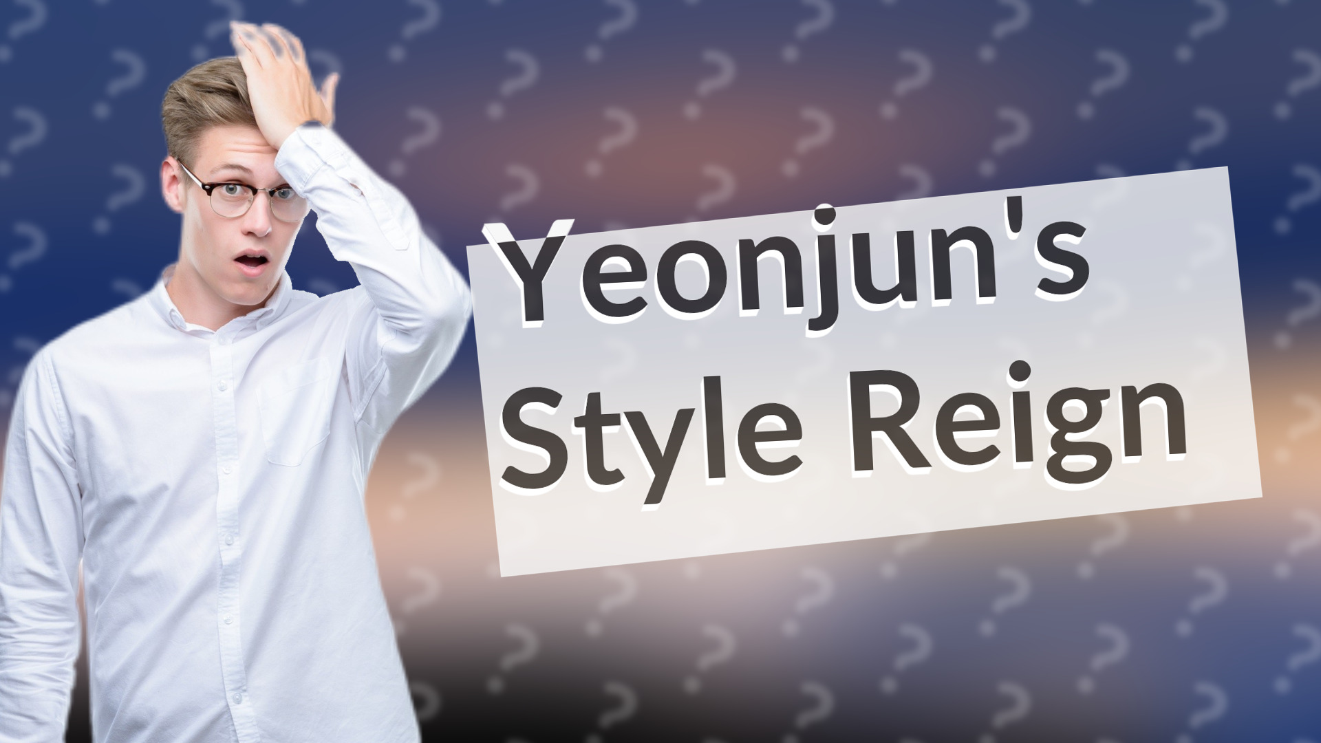Yeonjun's Style Reign