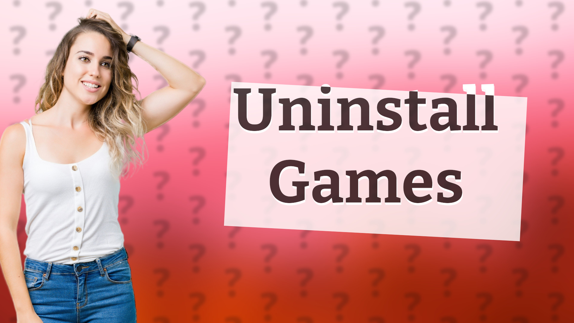 Uninstall Games