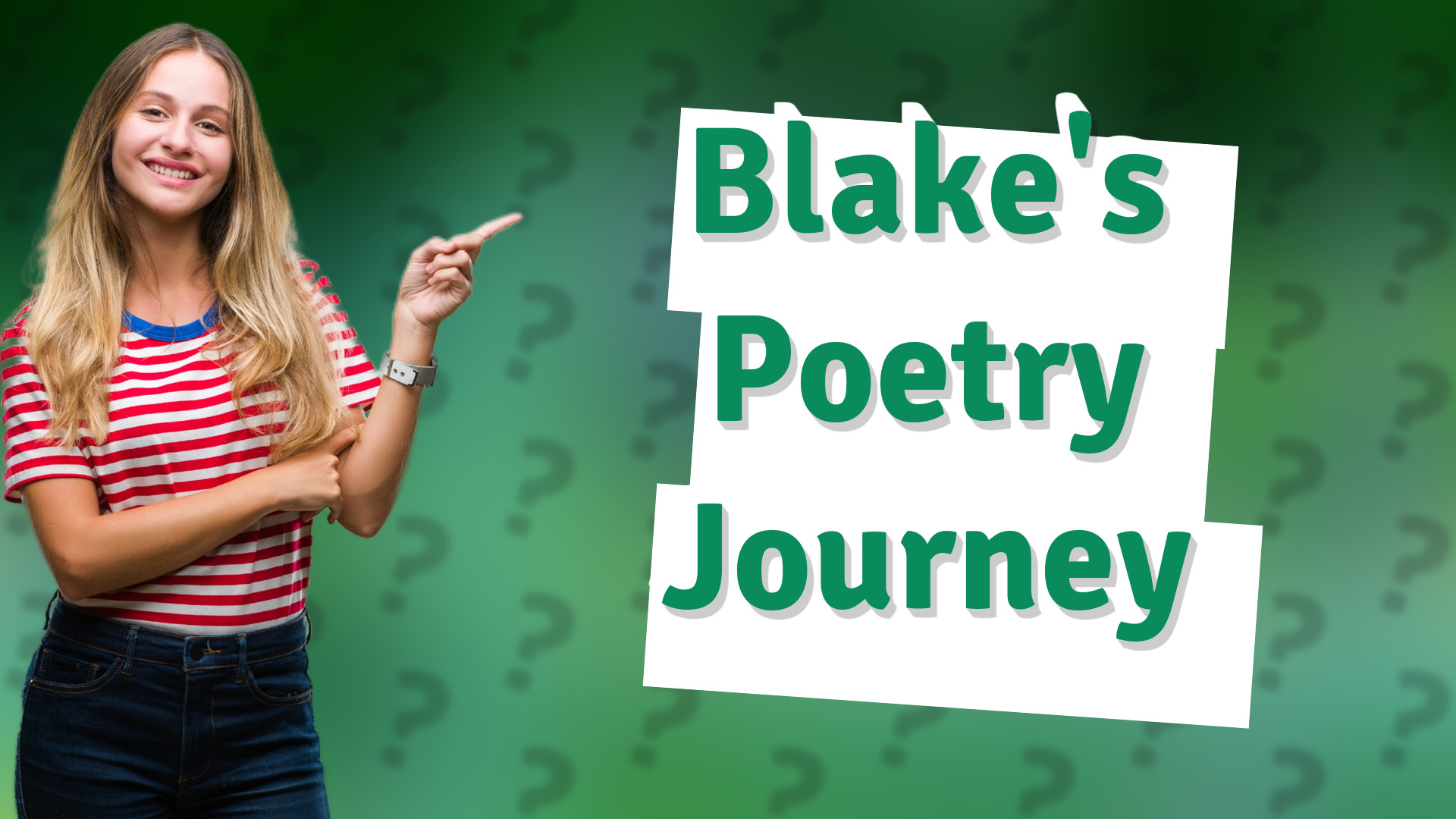 Blake's Poetry Journey