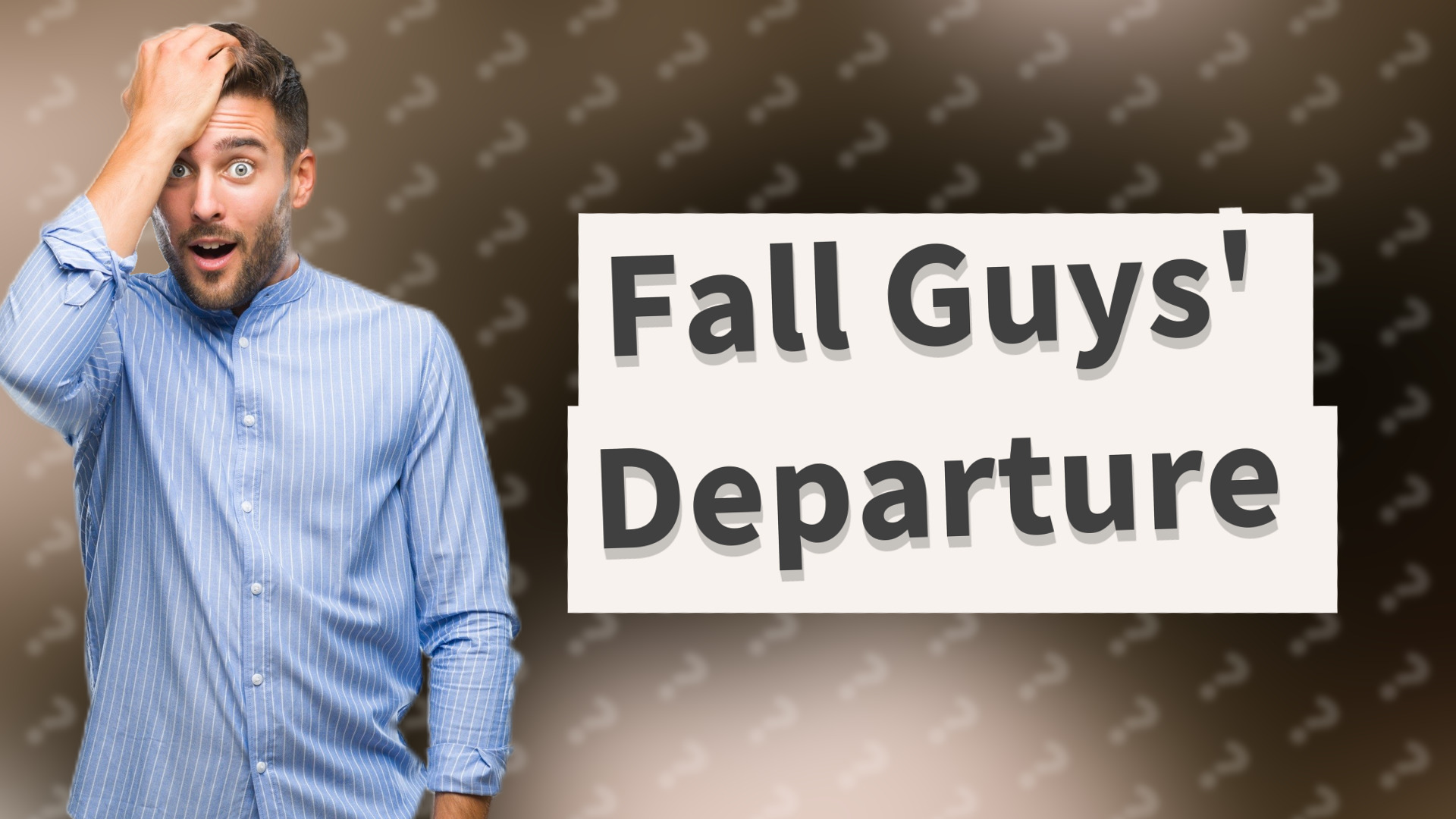 Fall Guys' Departure