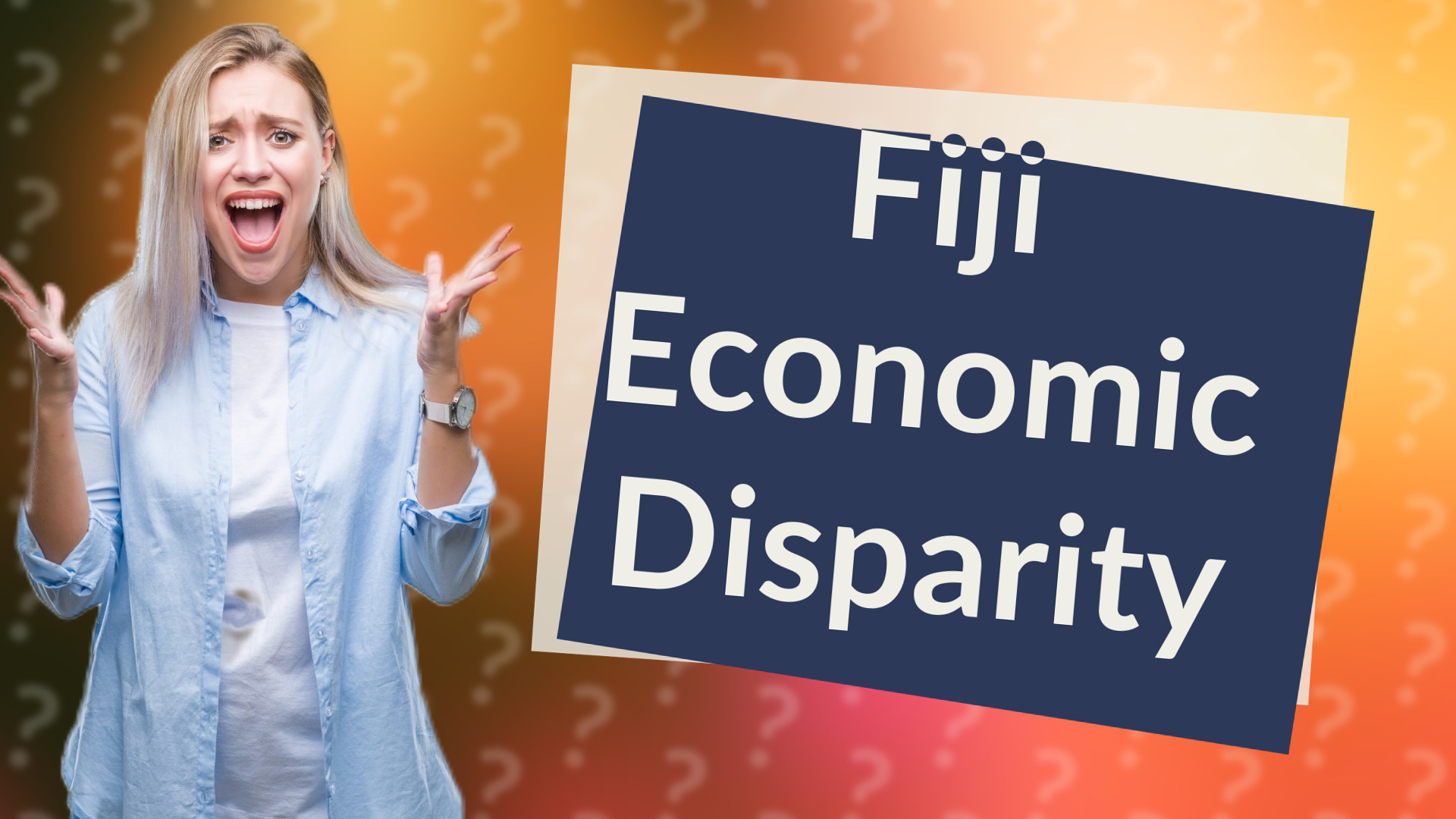 Fiji Economic Disparity