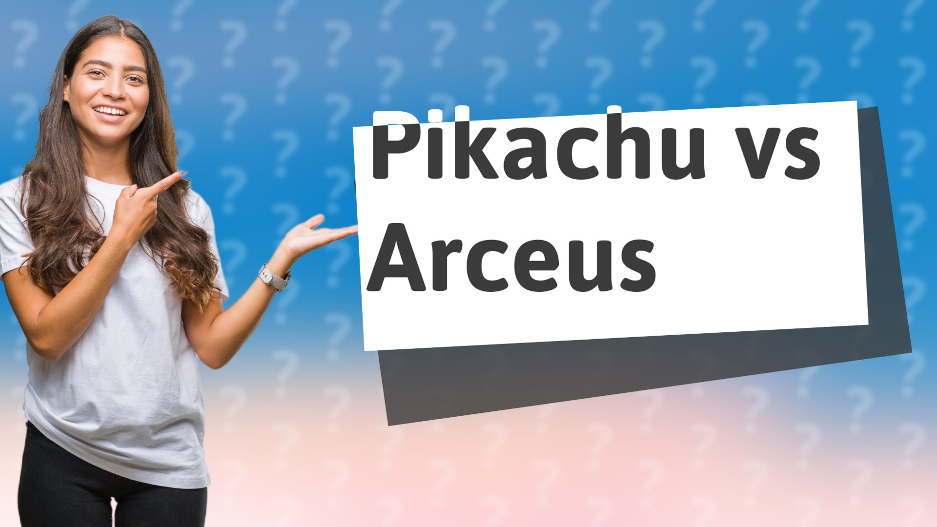 Pikachu vs Arceus