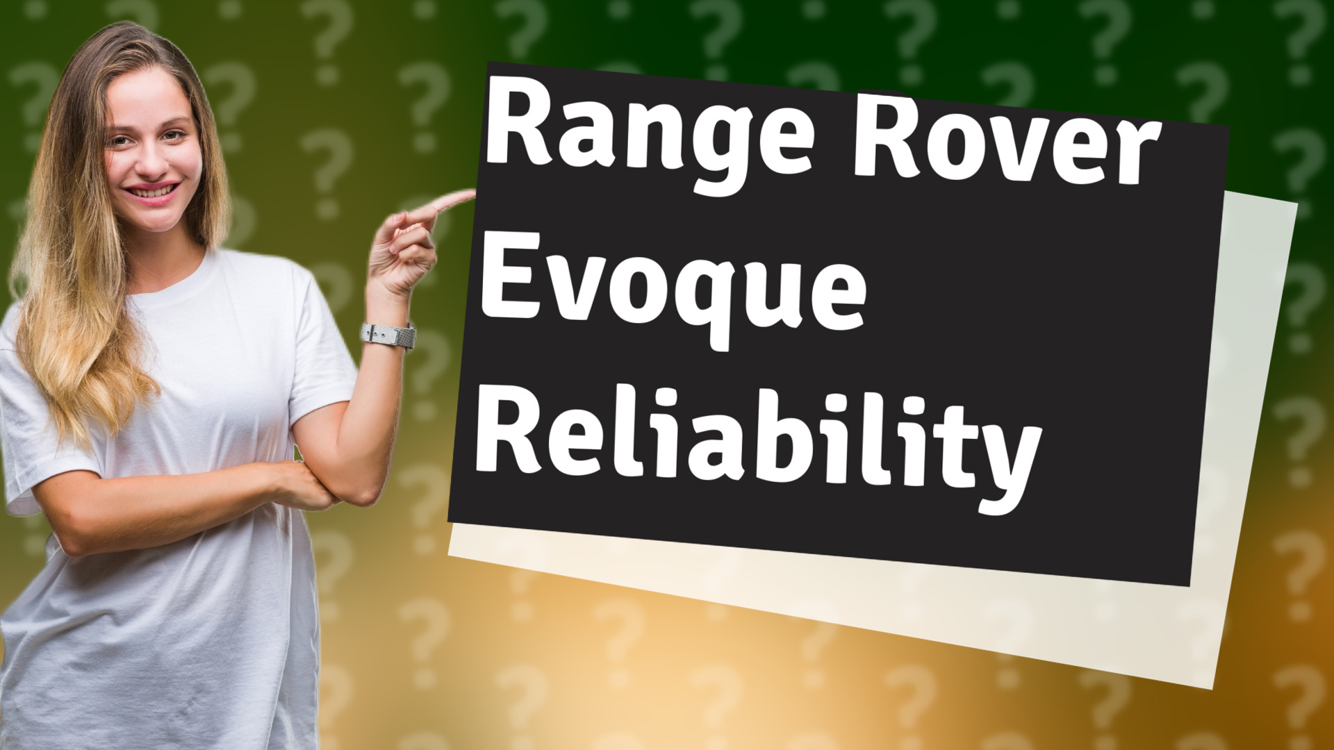 Range Rover Evoque Reliability