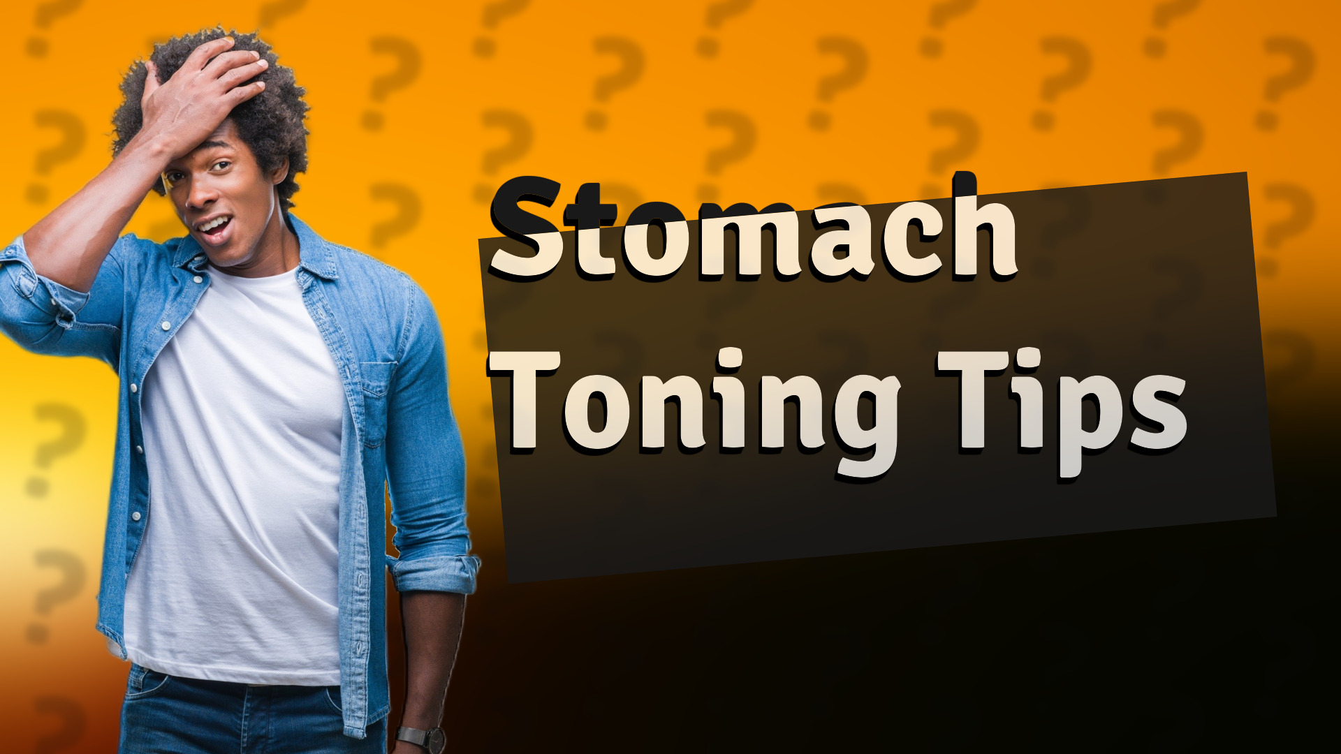 Stomach Toning Tips
