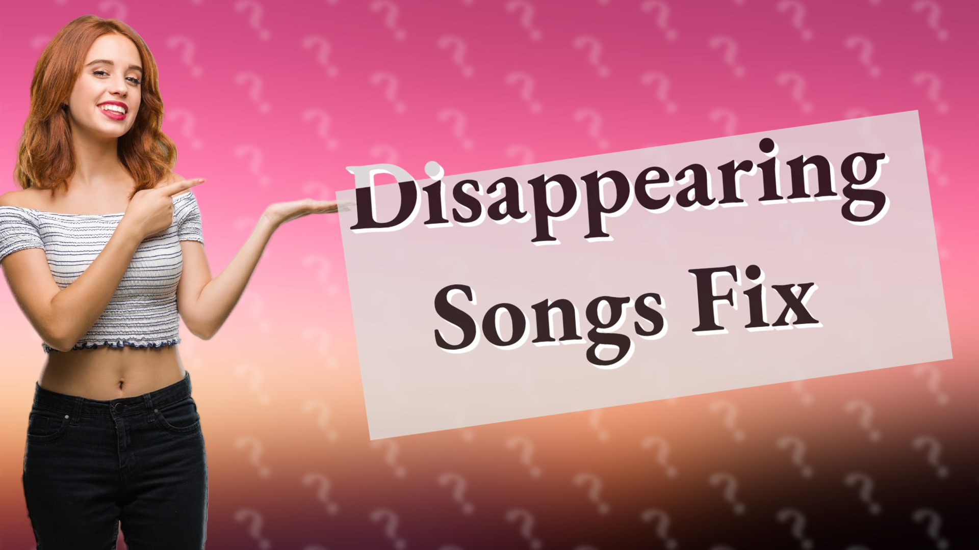 Disappearing Songs Fix