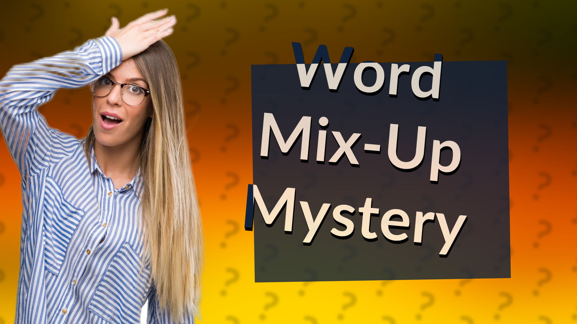 Word Mix-Up Mystery