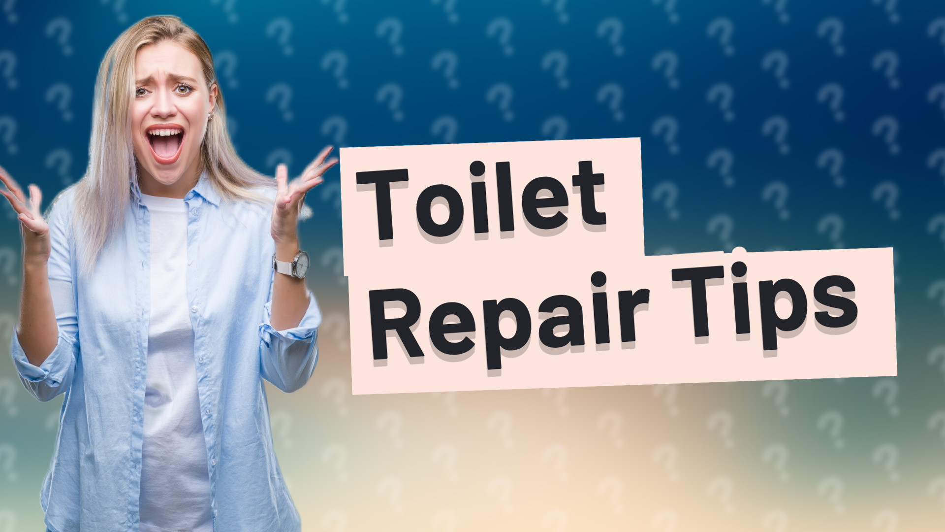 Toilet Repair Tips