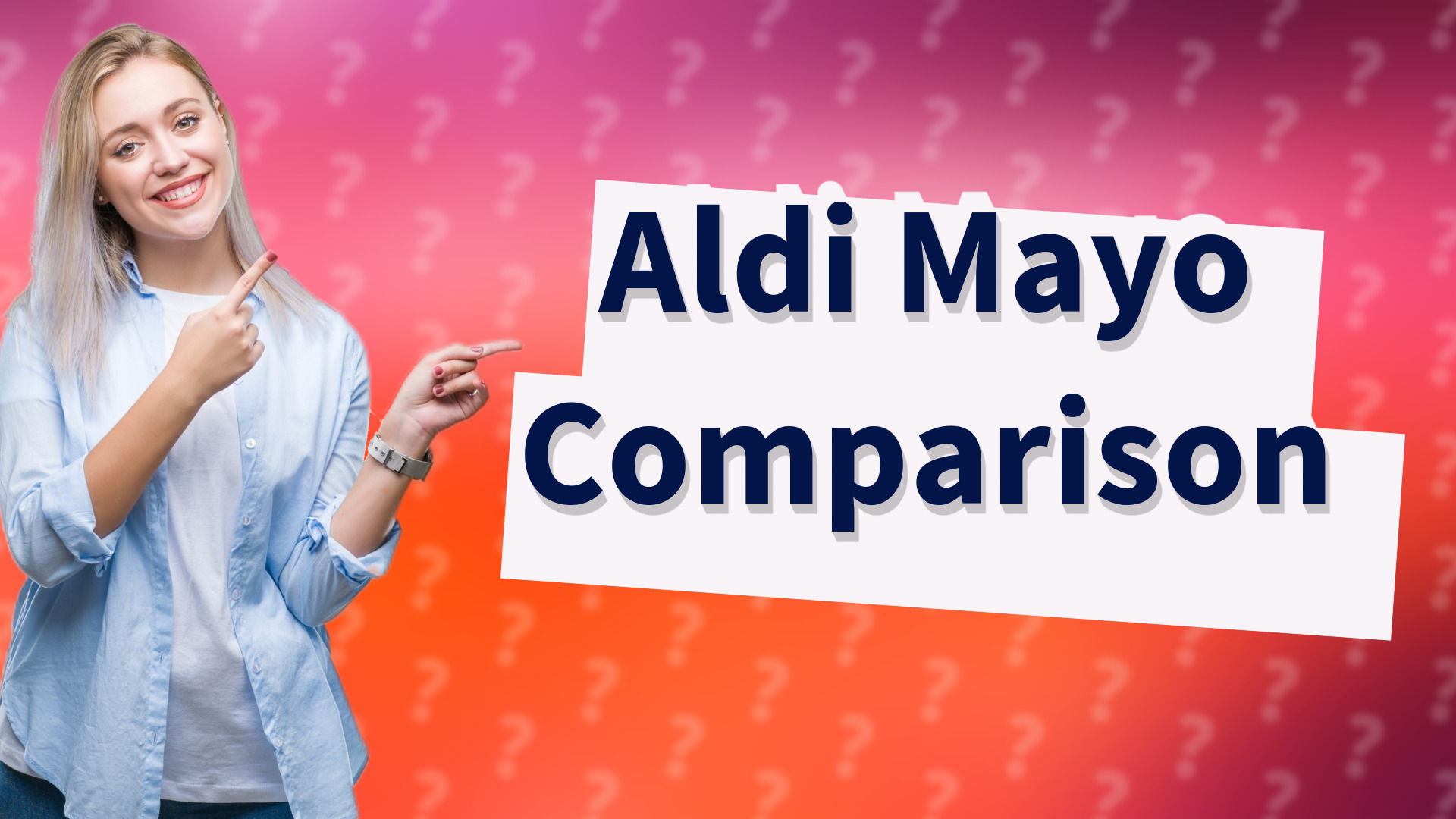 Aldi Mayo Comparison