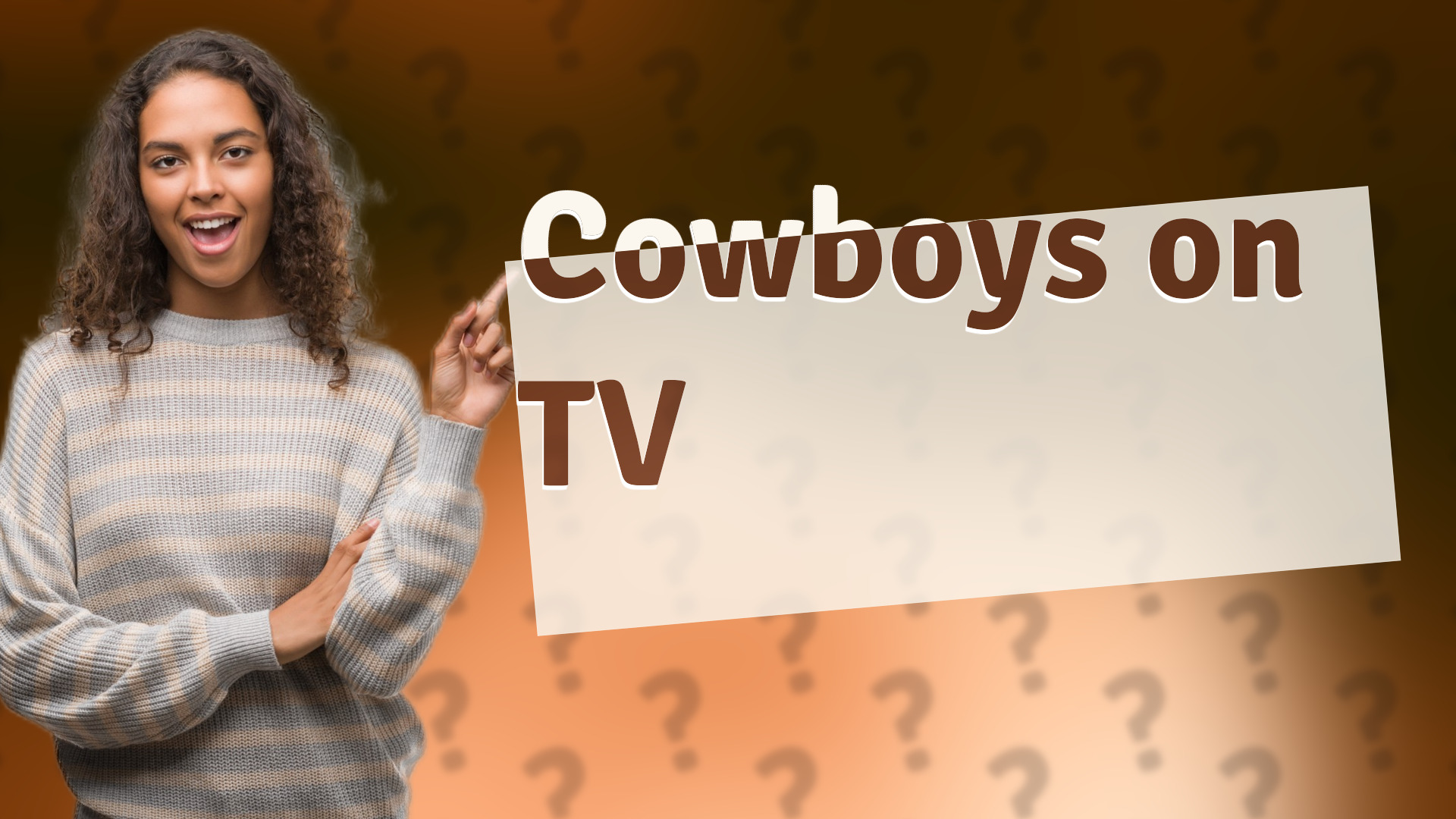 Cowboys on TV