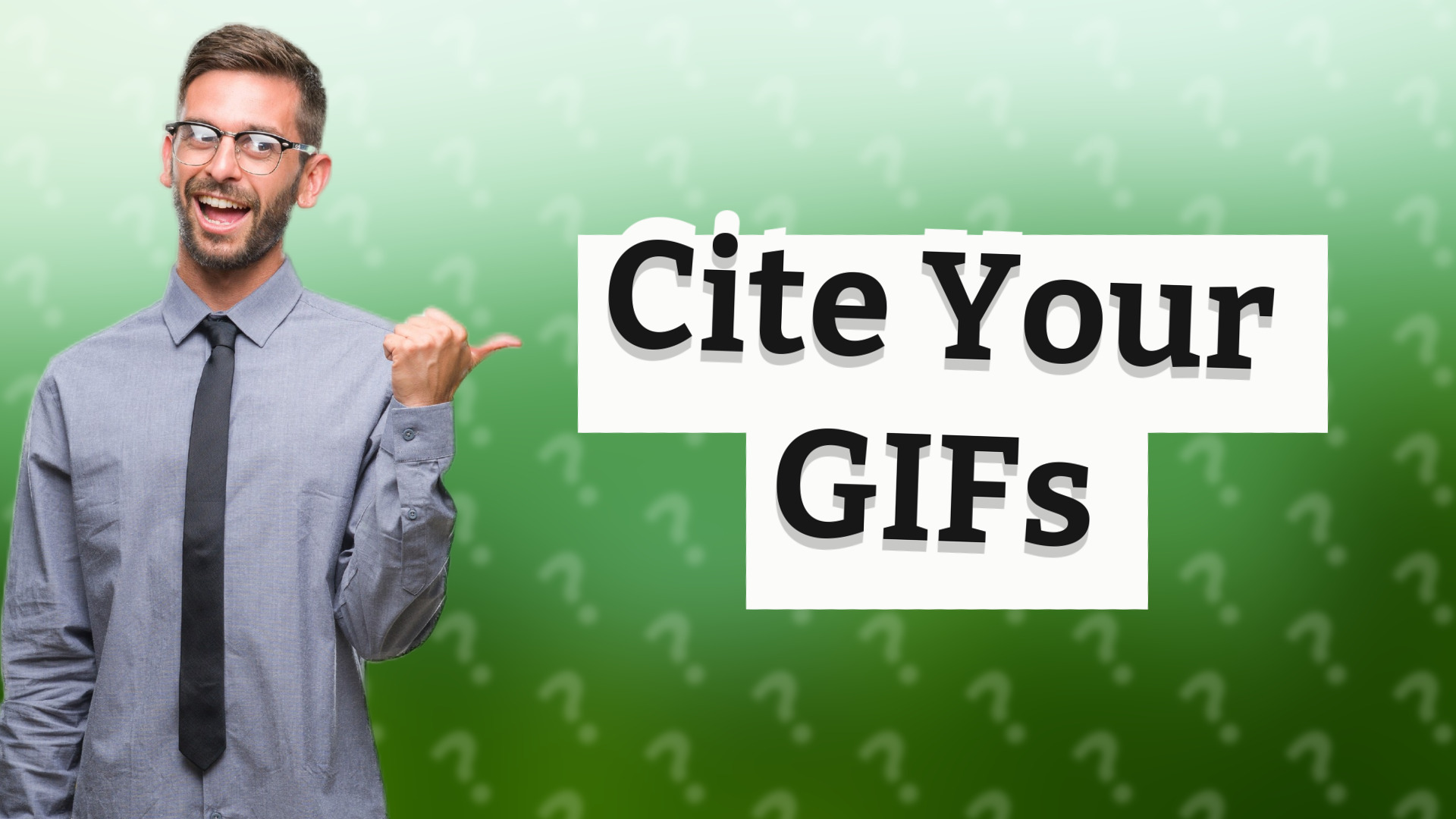 Cite Your GIFs