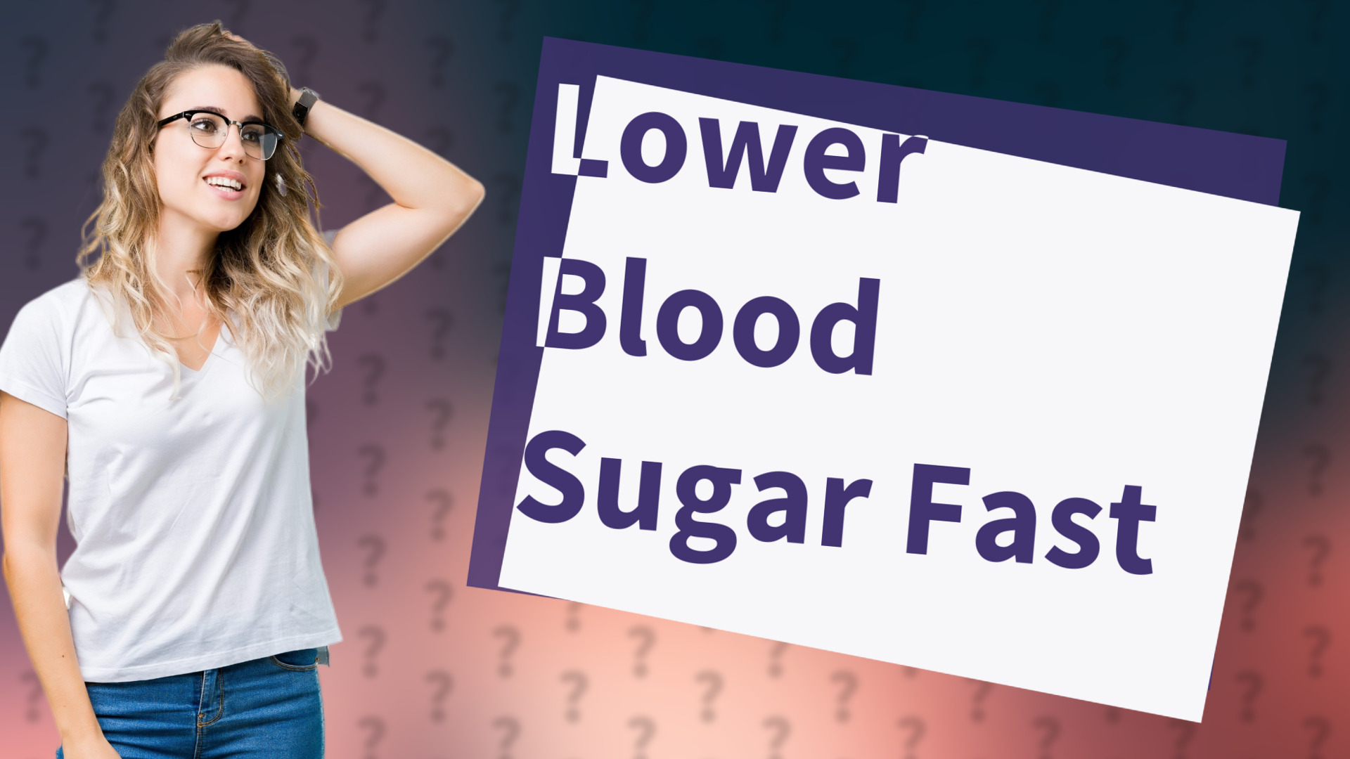 Lower Blood Sugar Fast