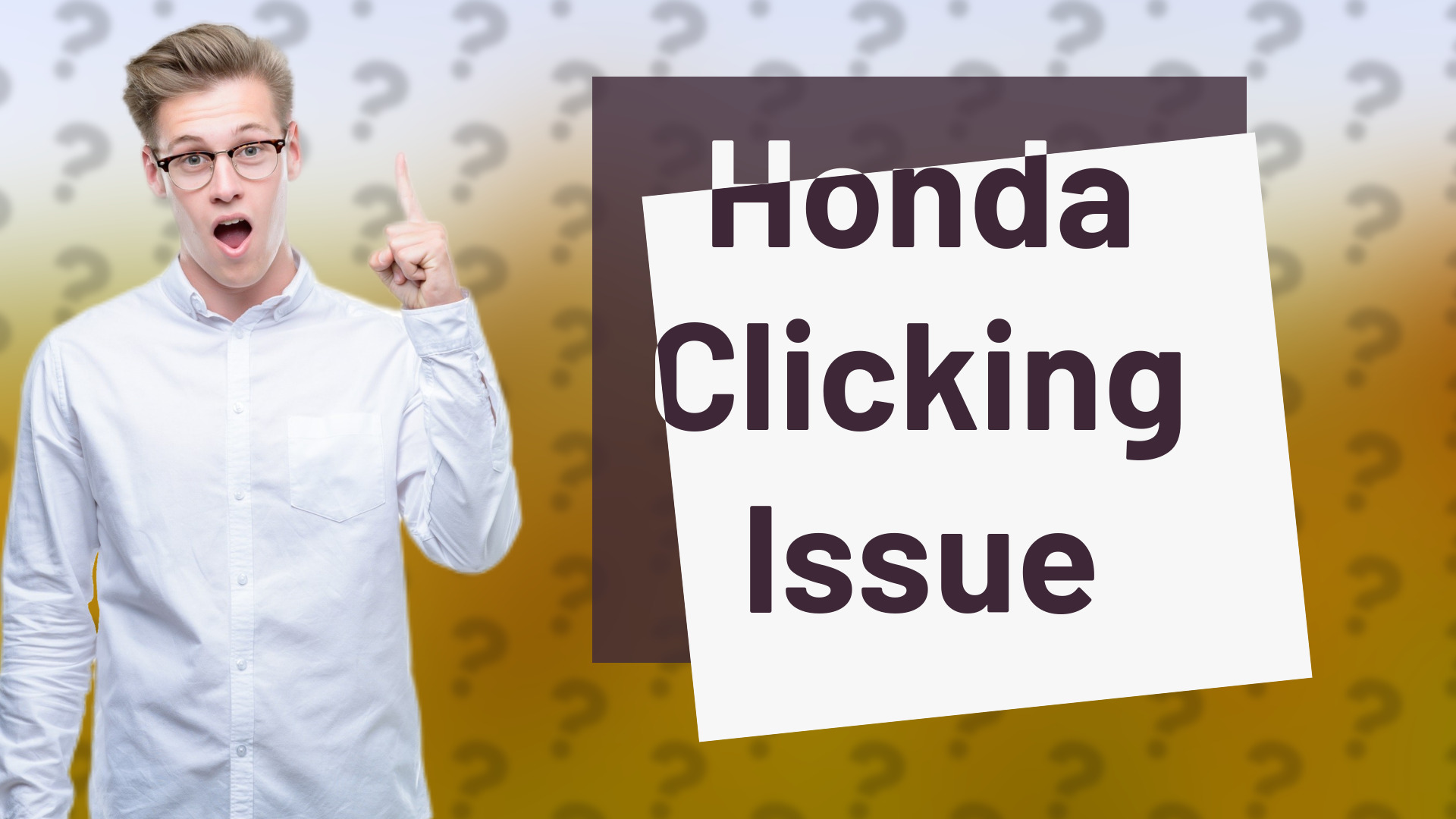 Honda Clicking Issue