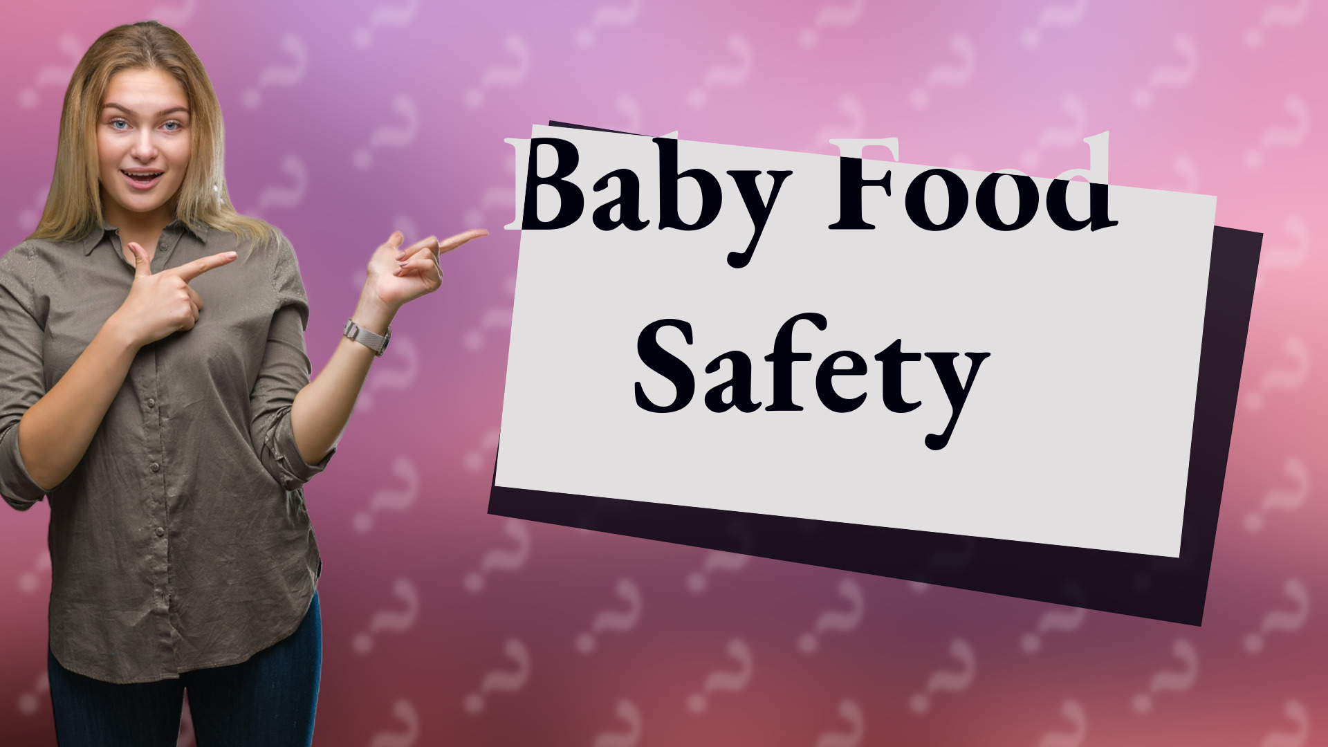 Baby Food Safety