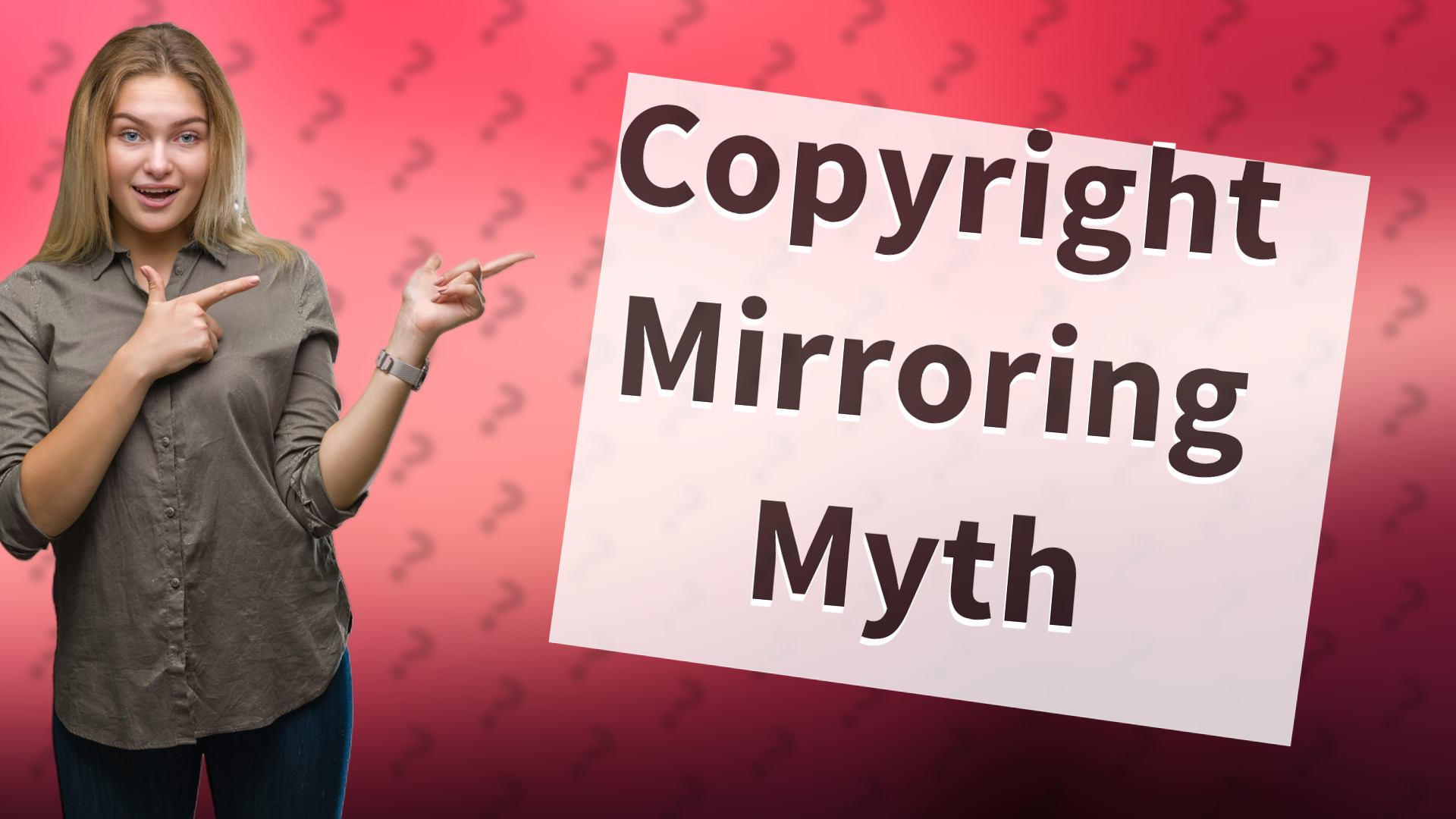 Copyright Mirroring Myth